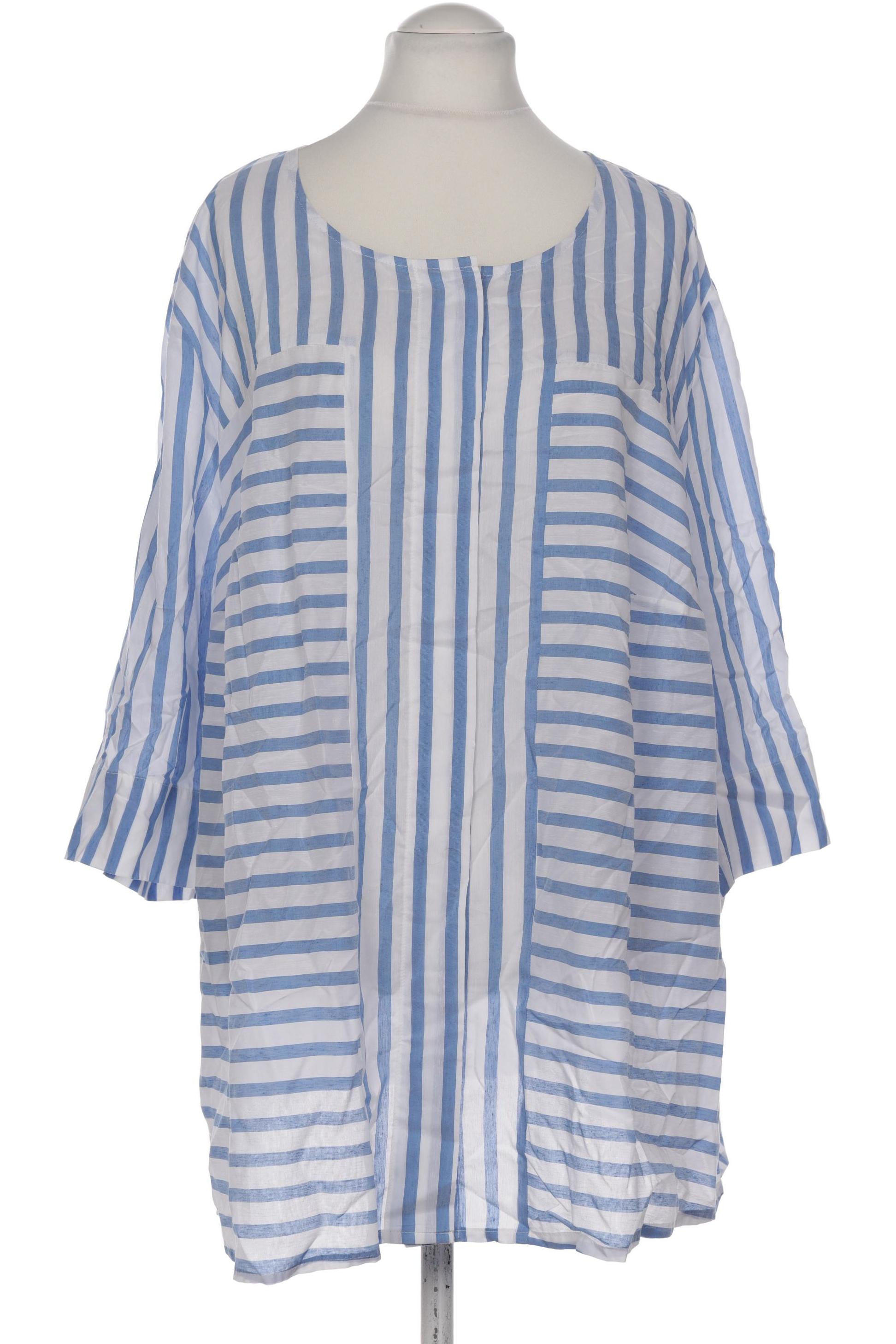 

Selection by Ulla Popken Damen Bluse, blau, Gr. 54