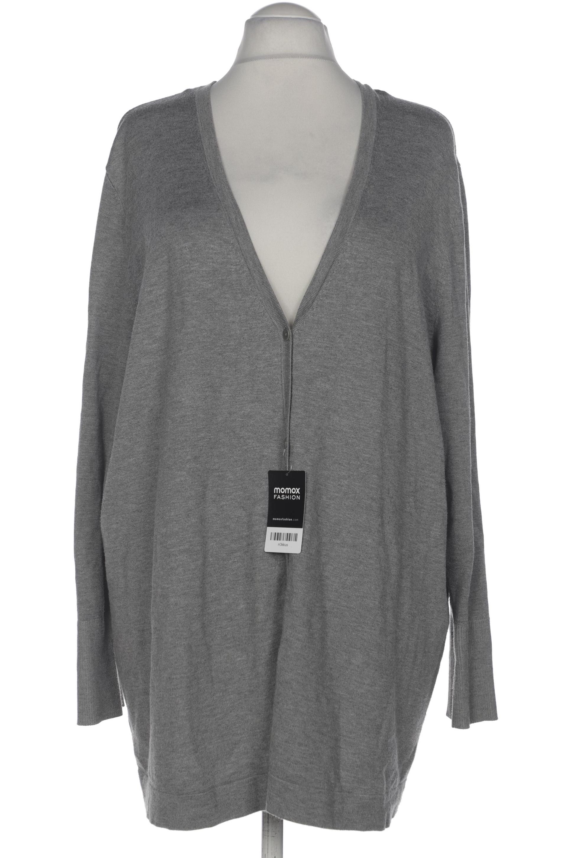 

Selection by Ulla Popken Damen Strickjacke, grau, Gr. 52