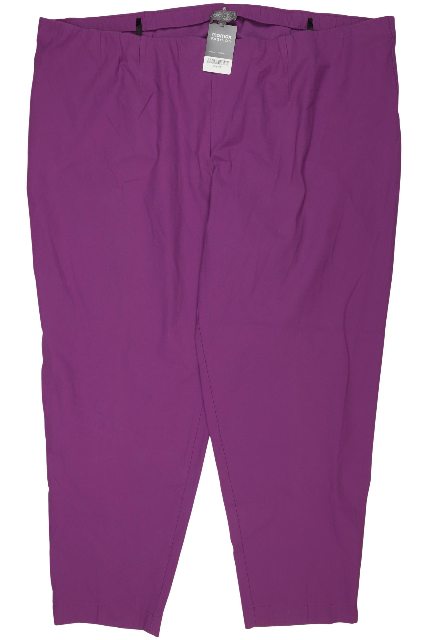 

Selection by Ulla Popken Damen Stoffhose, flieder, Gr. 58