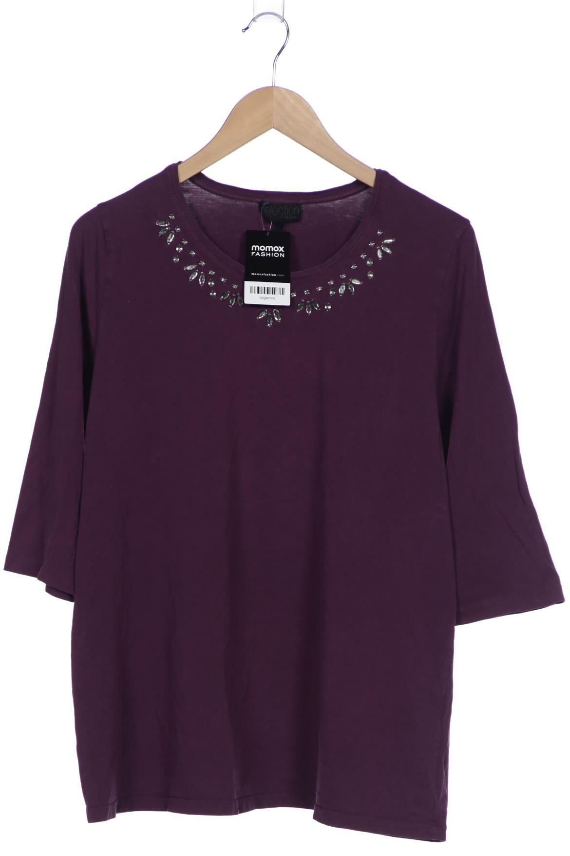 

Selection by Ulla Popken Damen Langarmshirt, bordeaux, Gr. 46