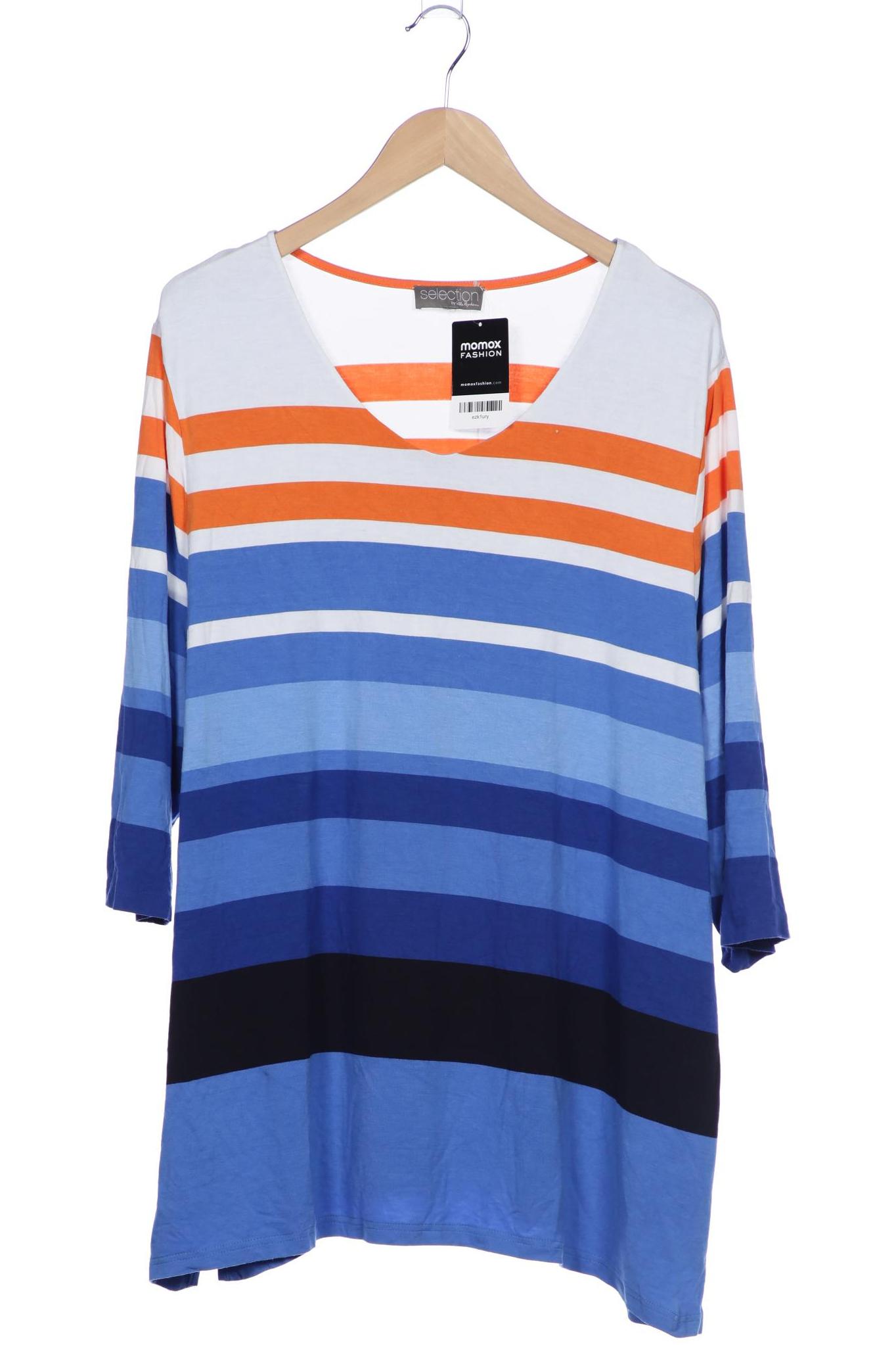 

Selection by Ulla Popken Damen Langarmshirt, blau, Gr. 48