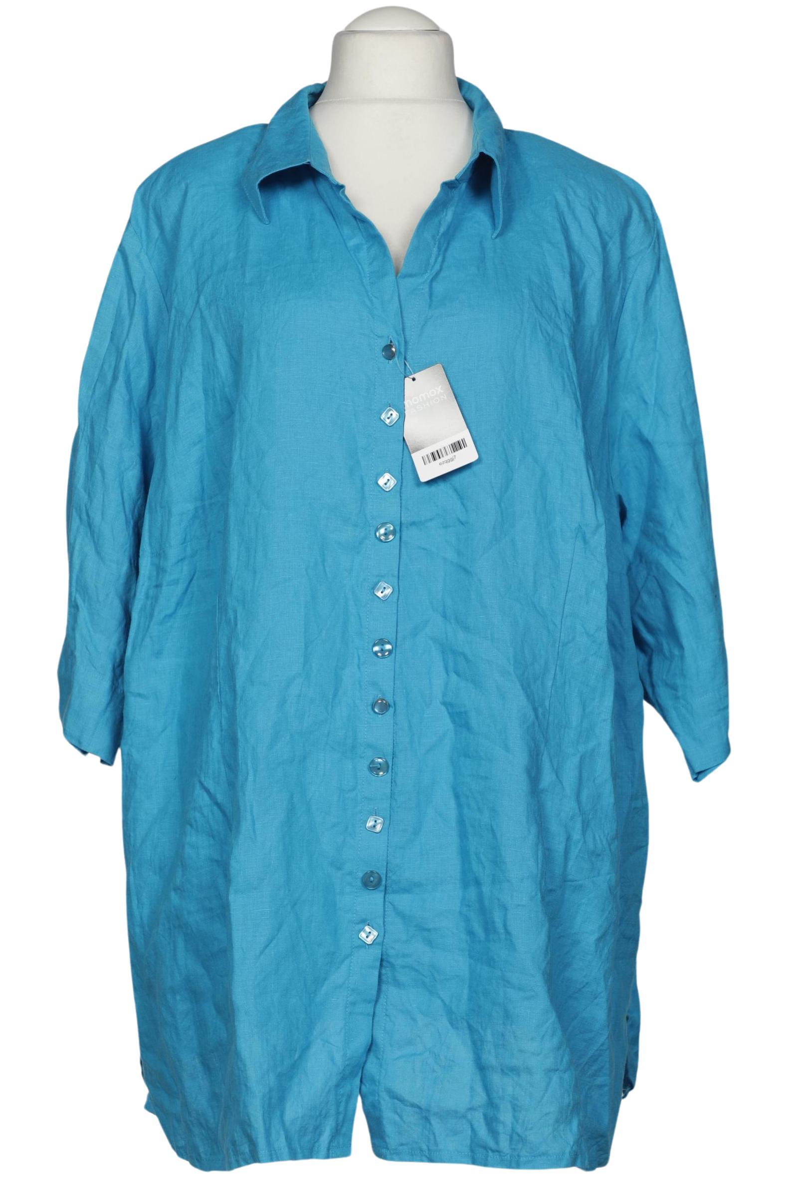 

Selection by Ulla Popken Damen Bluse, hellblau, Gr. 58