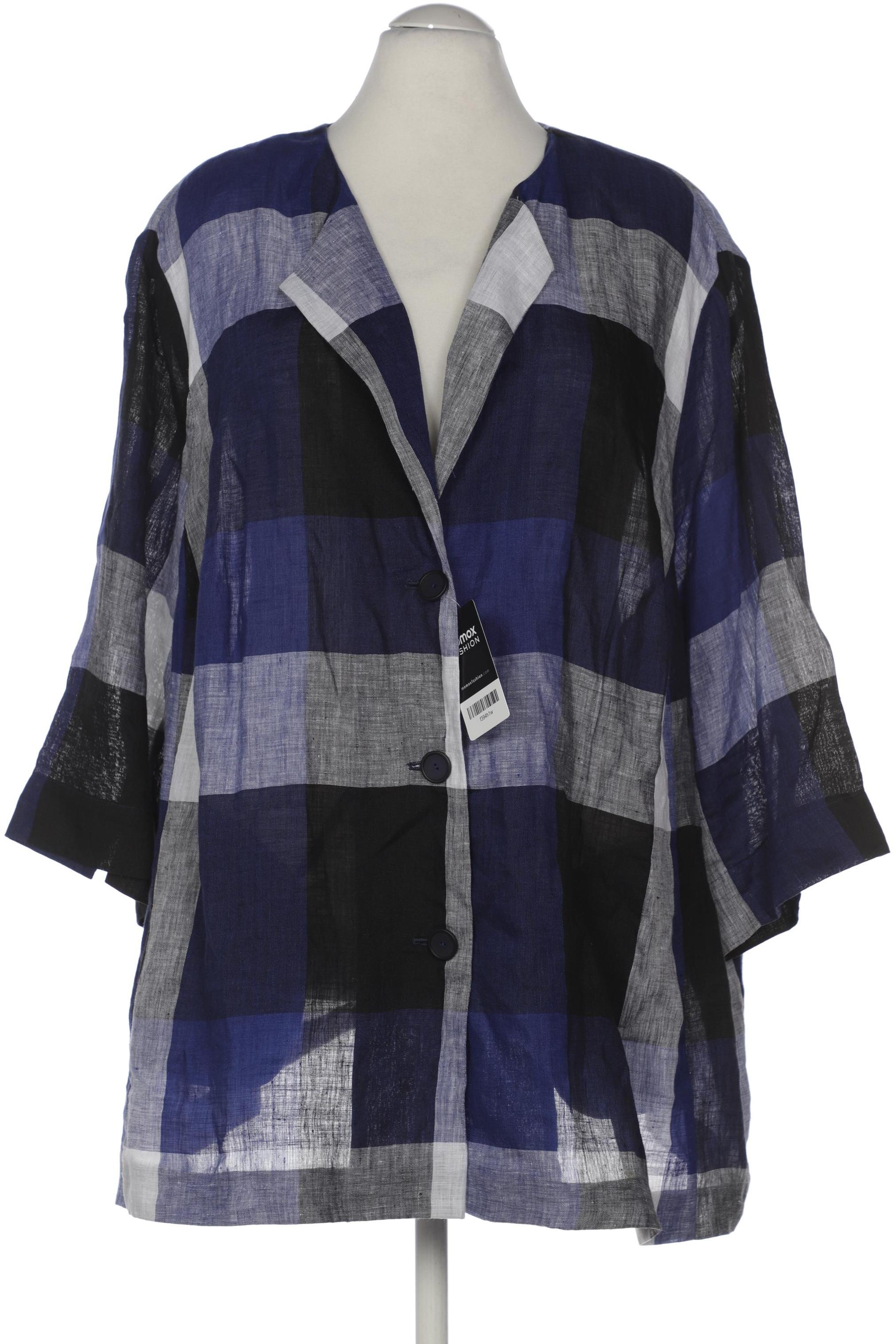 

Selection by Ulla Popken Damen Bluse, blau, Gr. 56