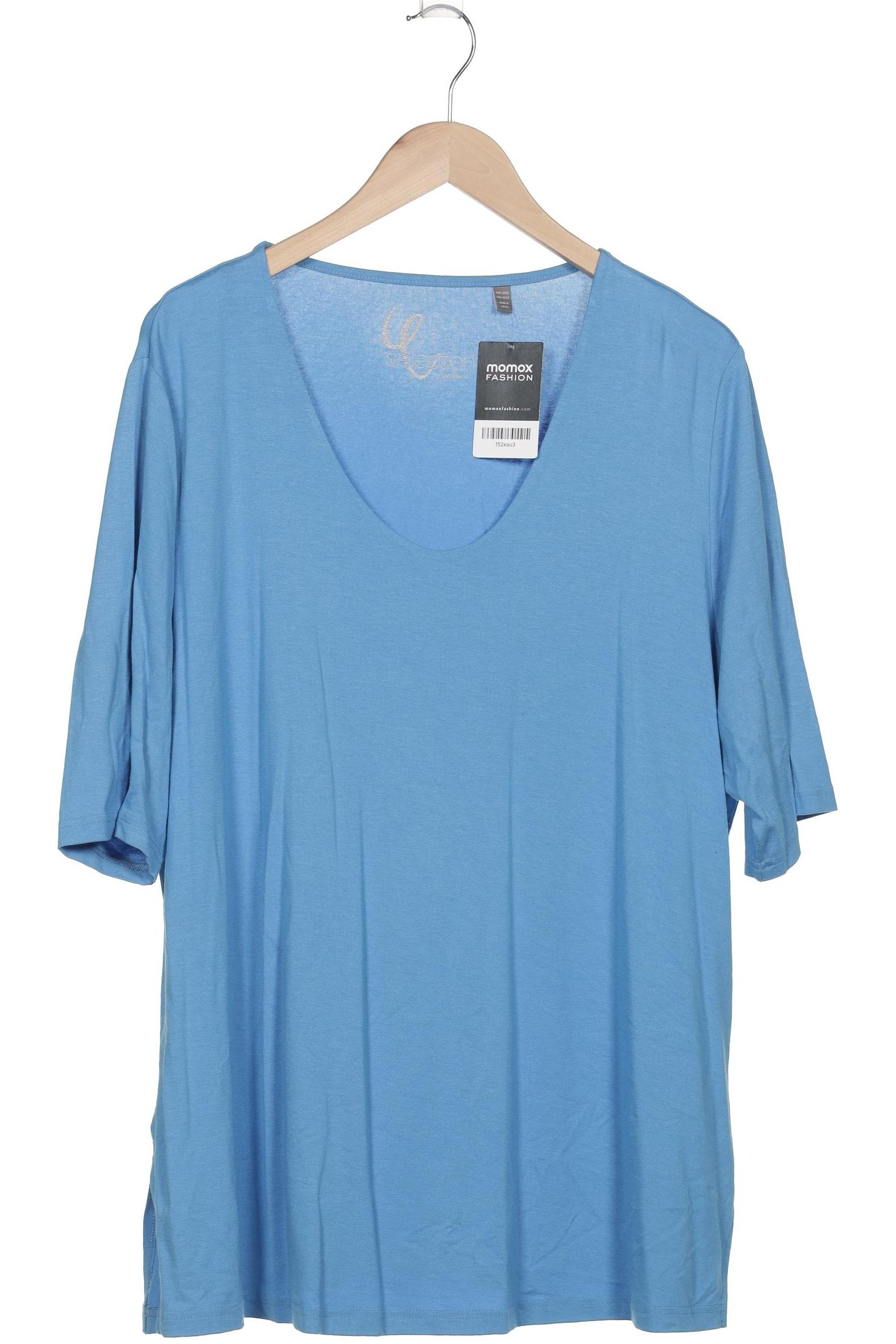 

Selection by Ulla Popken Damen T-Shirt, blau, Gr. 50