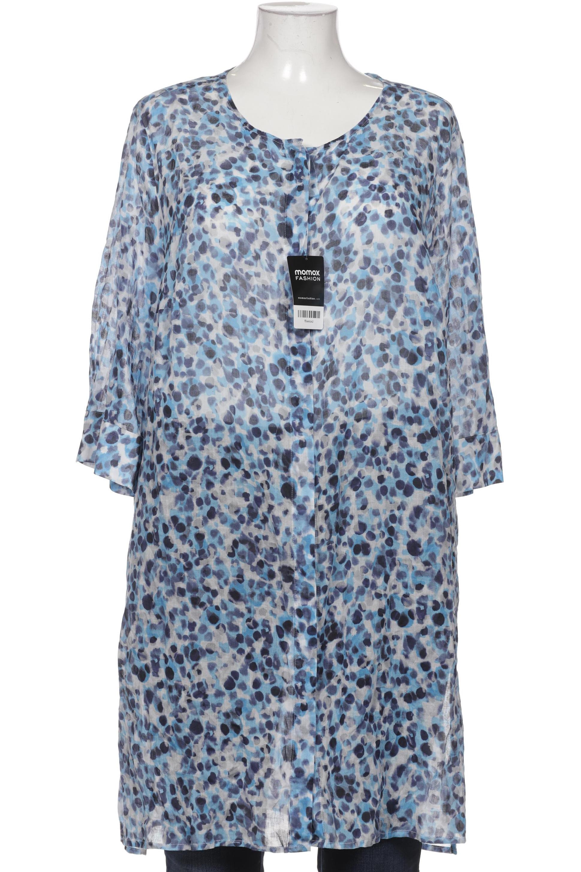 

Selection by Ulla Popken Damen Bluse, blau, Gr. 50