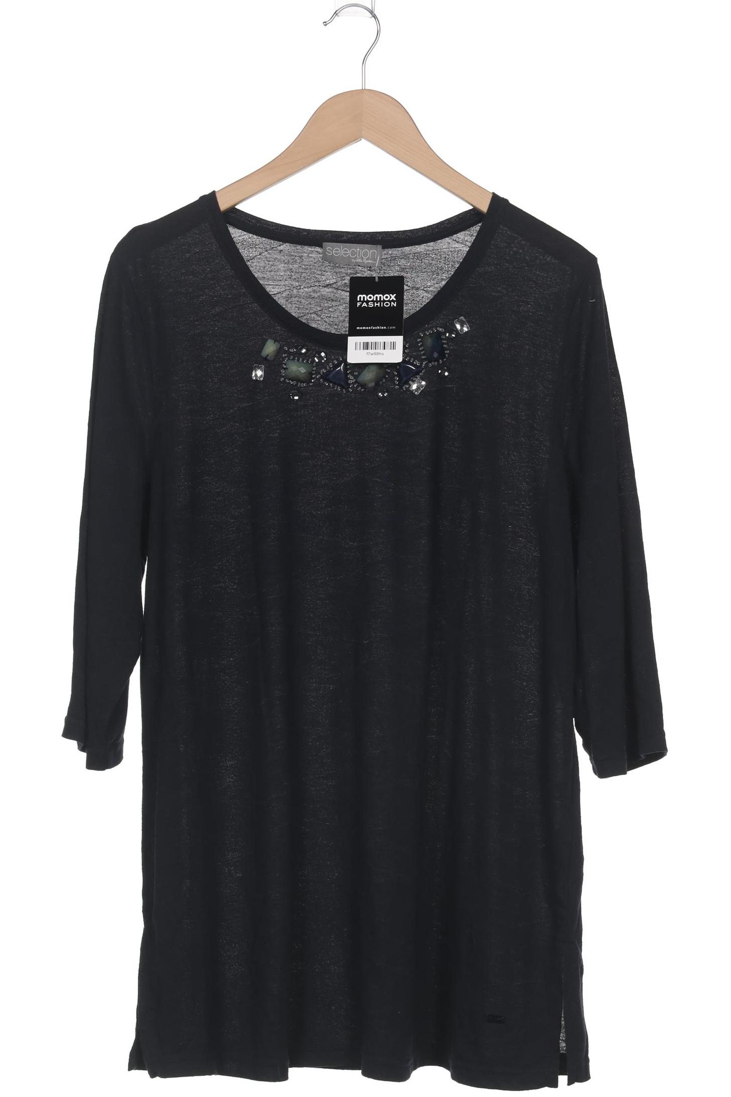 

Selection by Ulla Popken Damen Langarmshirt, marineblau, Gr. 46