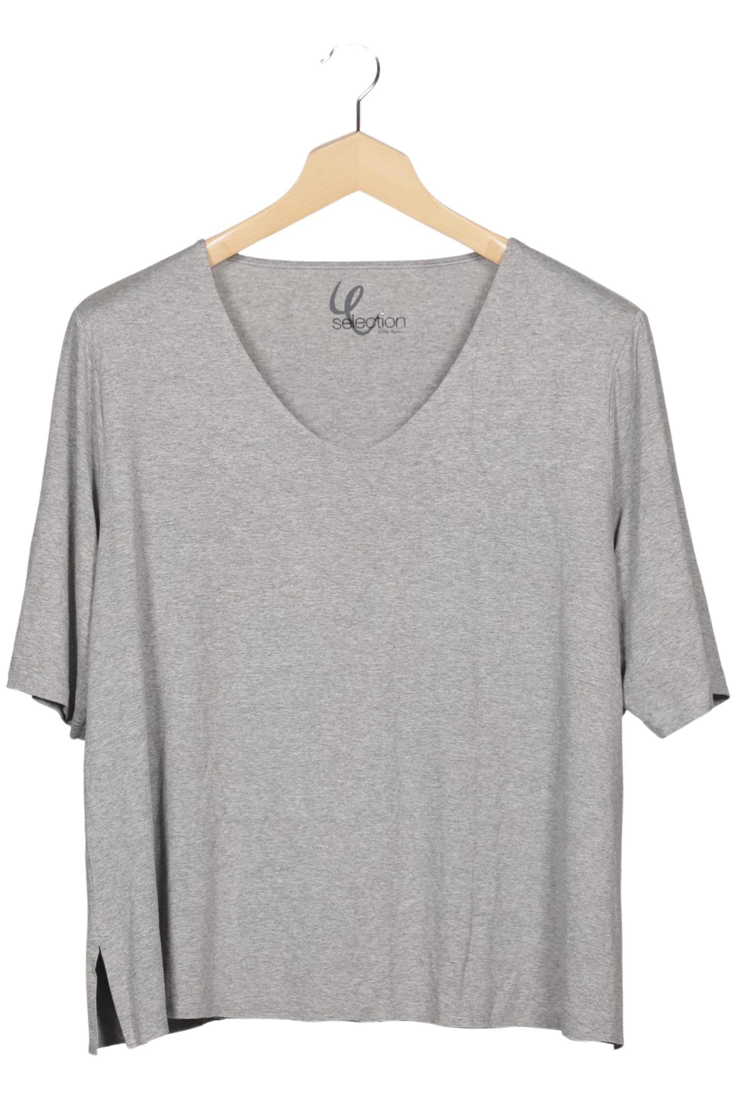 

Selection by Ulla Popken Damen T-Shirt, grau, Gr. 46