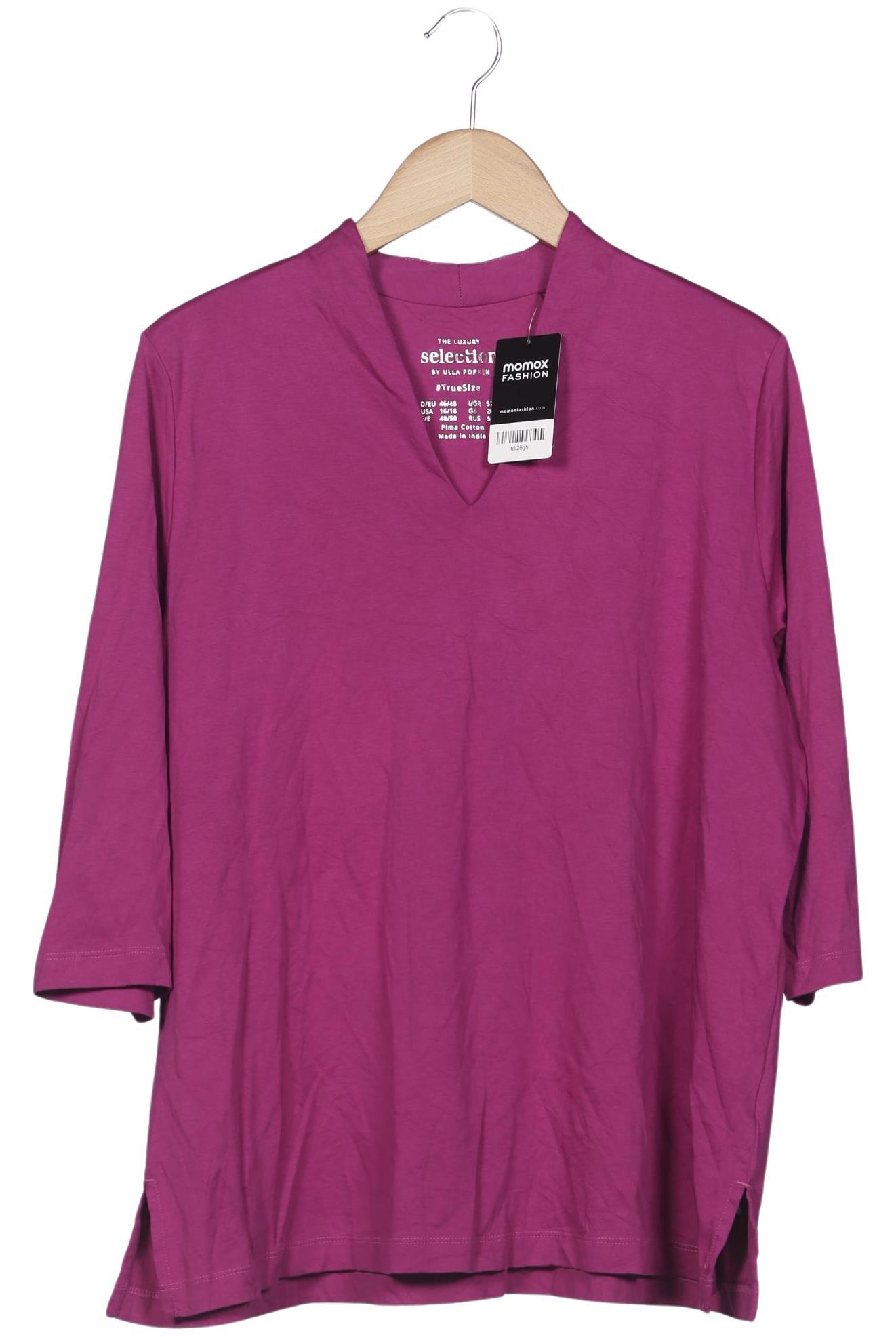 

Selection by Ulla Popken Damen Langarmshirt, flieder, Gr. 46