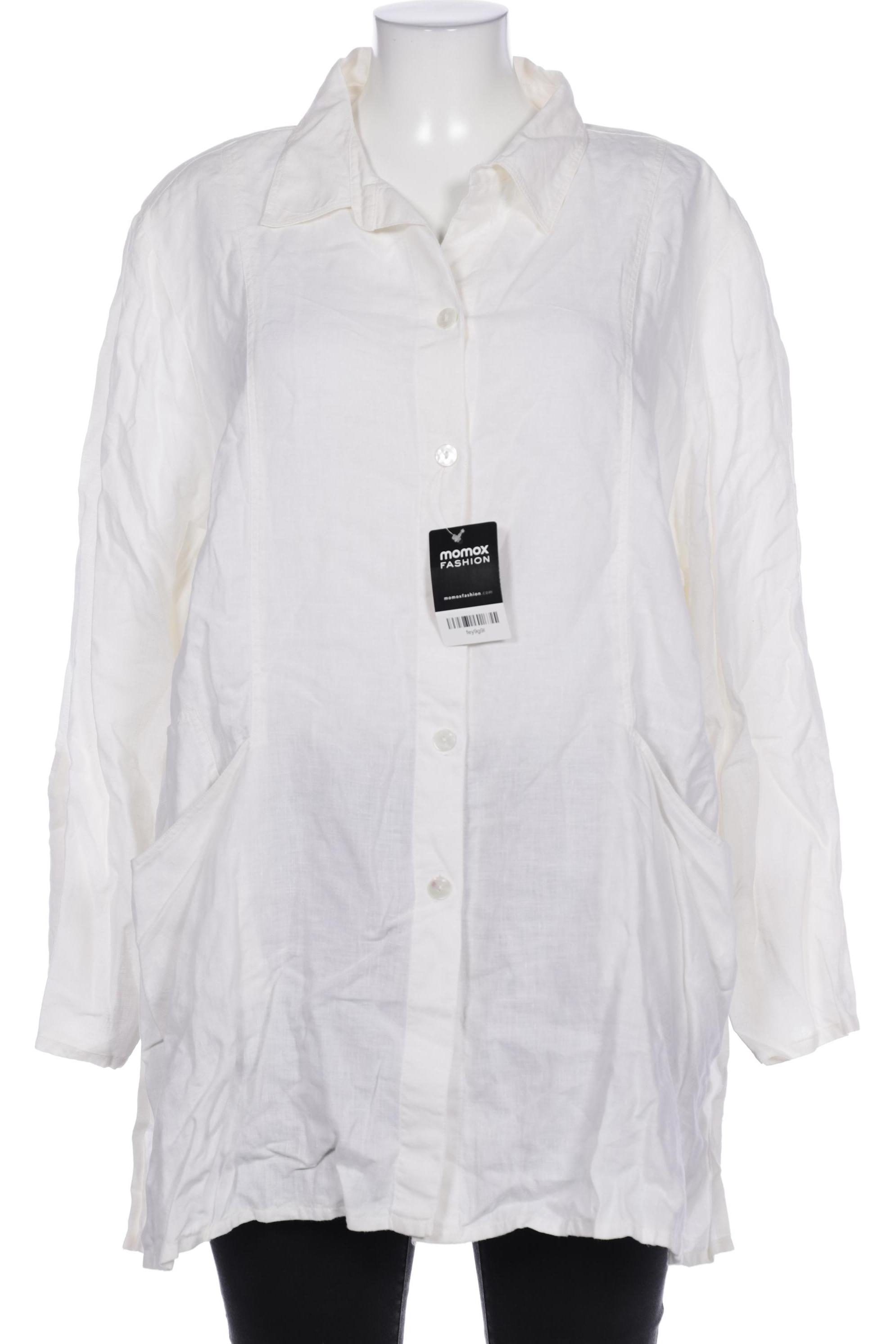 

Selection by Ulla Popken Damen Bluse, weiß, Gr. 50