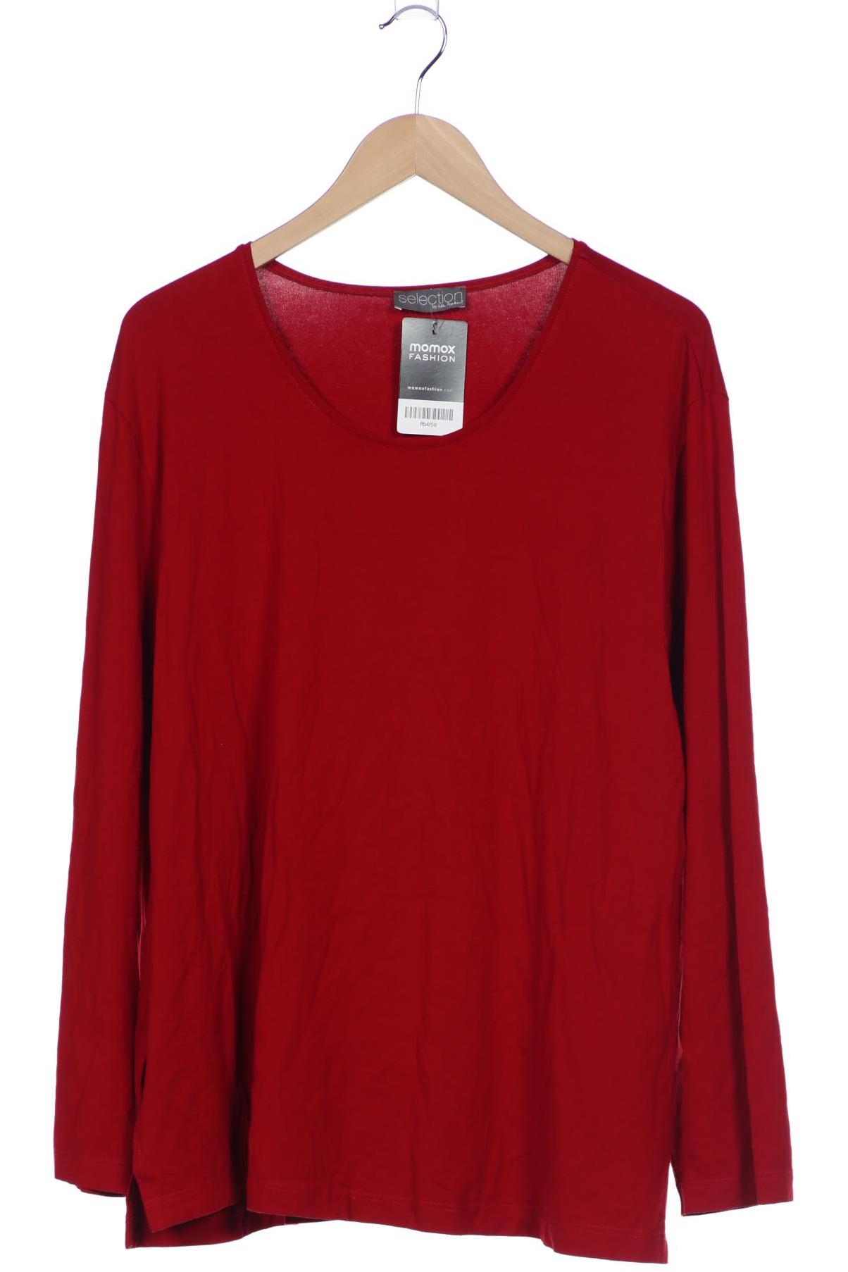 

Selection by Ulla Popken Damen Langarmshirt, rot, Gr. 50