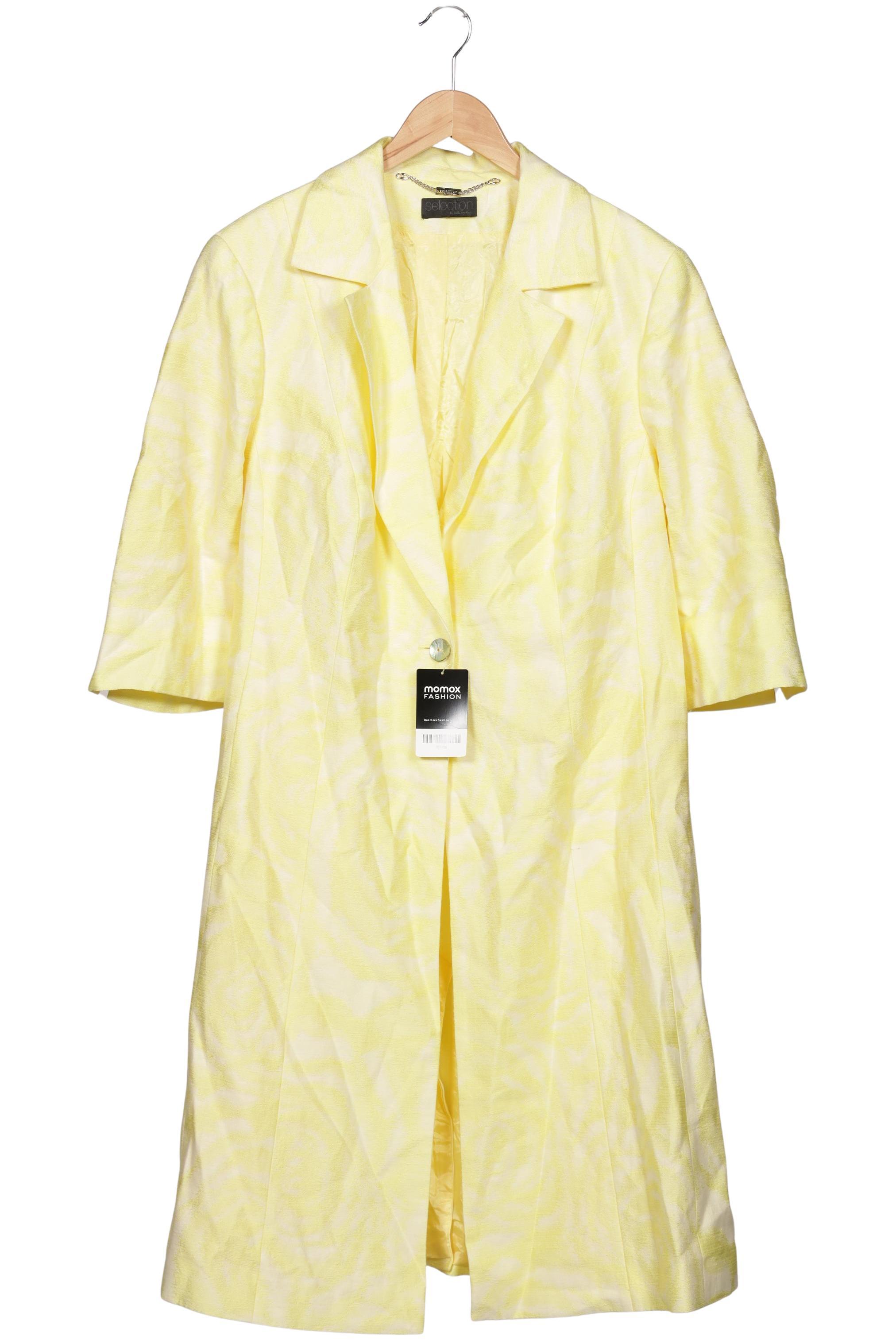 

Selection by Ulla Popken Damen Mantel, gelb, Gr. 48