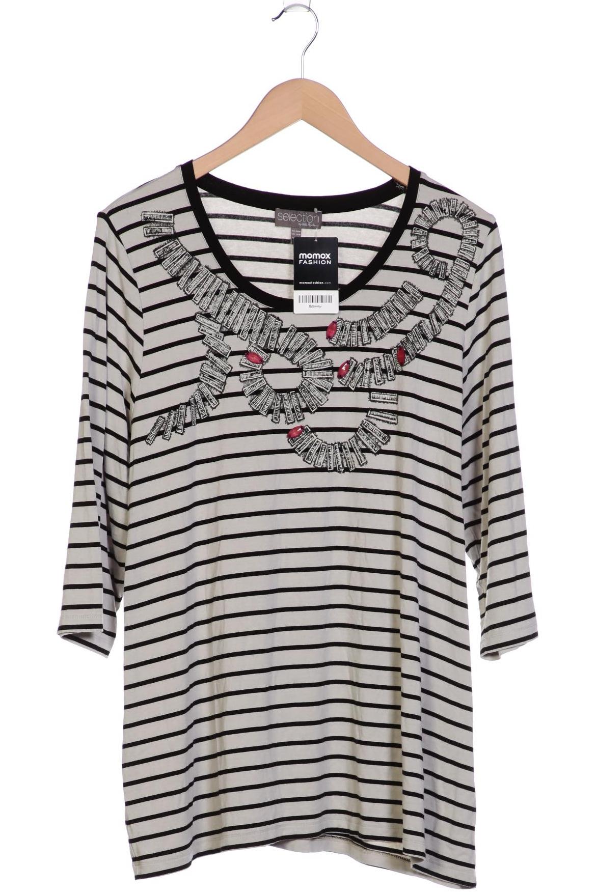 

Selection by Ulla Popken Damen T-Shirt, grau, Gr. 46