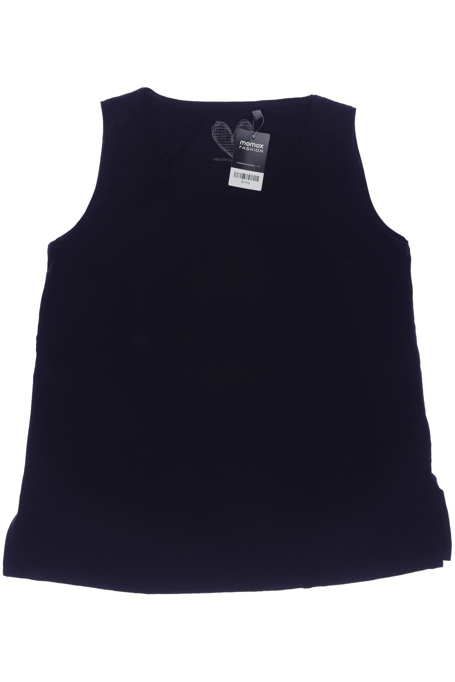

Selection by Ulla Popken Damen Top, marineblau, Gr. 46