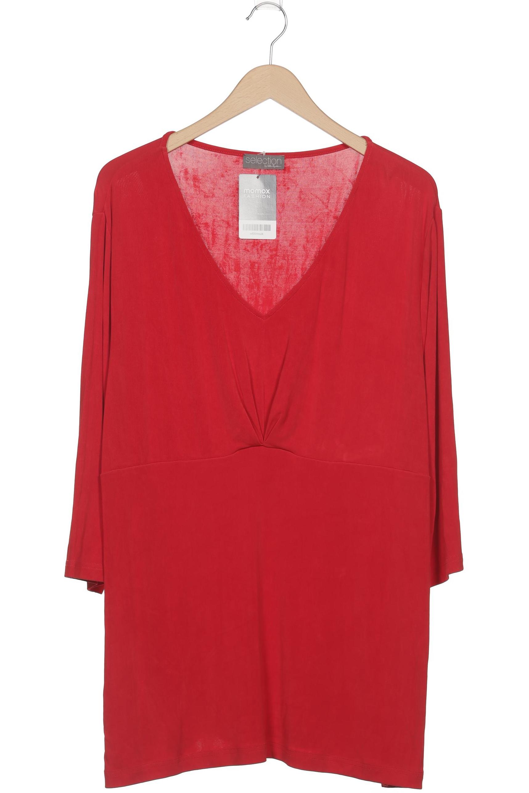 

Selection by Ulla Popken Damen Langarmshirt, rot, Gr. 48