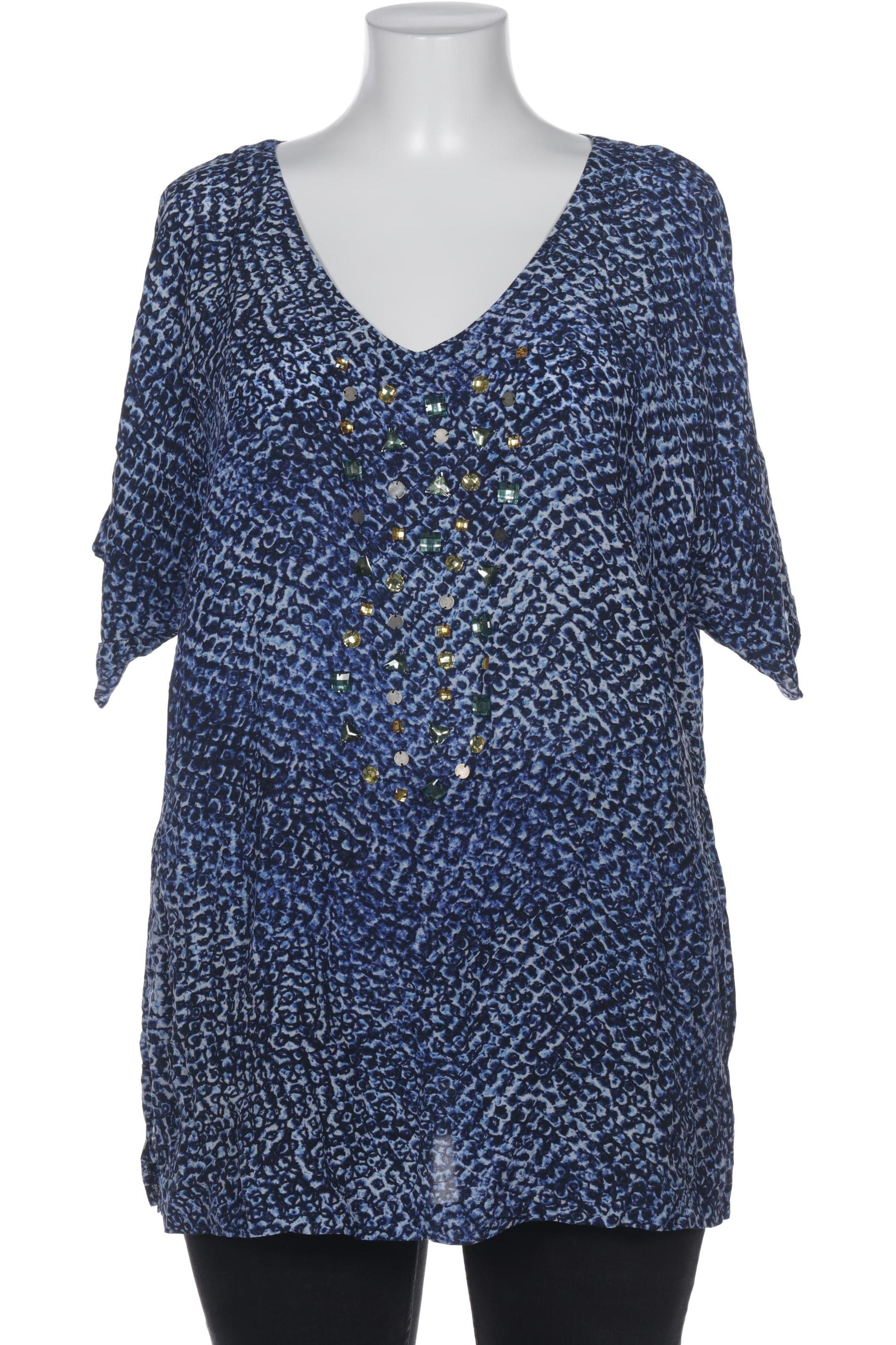 

Selection by Ulla Popken Damen Bluse, blau, Gr. 46