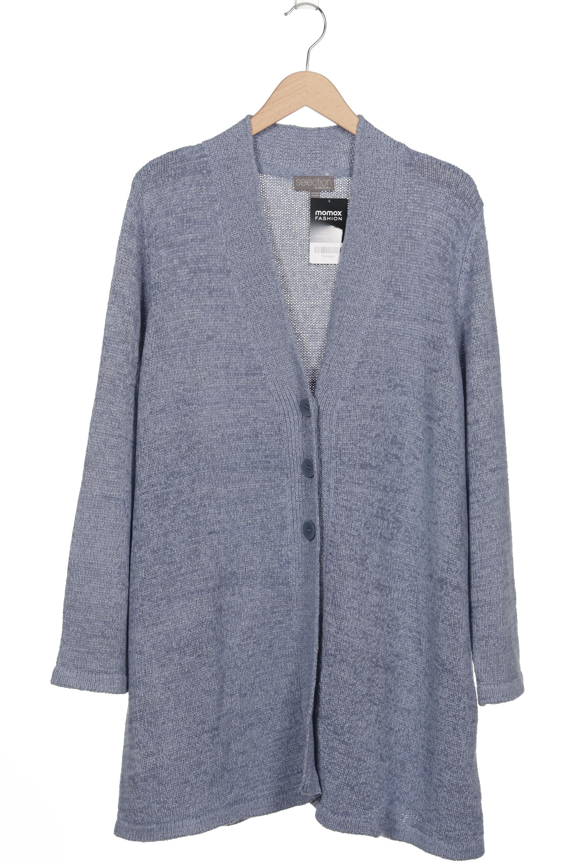 

Selection by Ulla Popken Damen Strickjacke, blau, Gr. 50