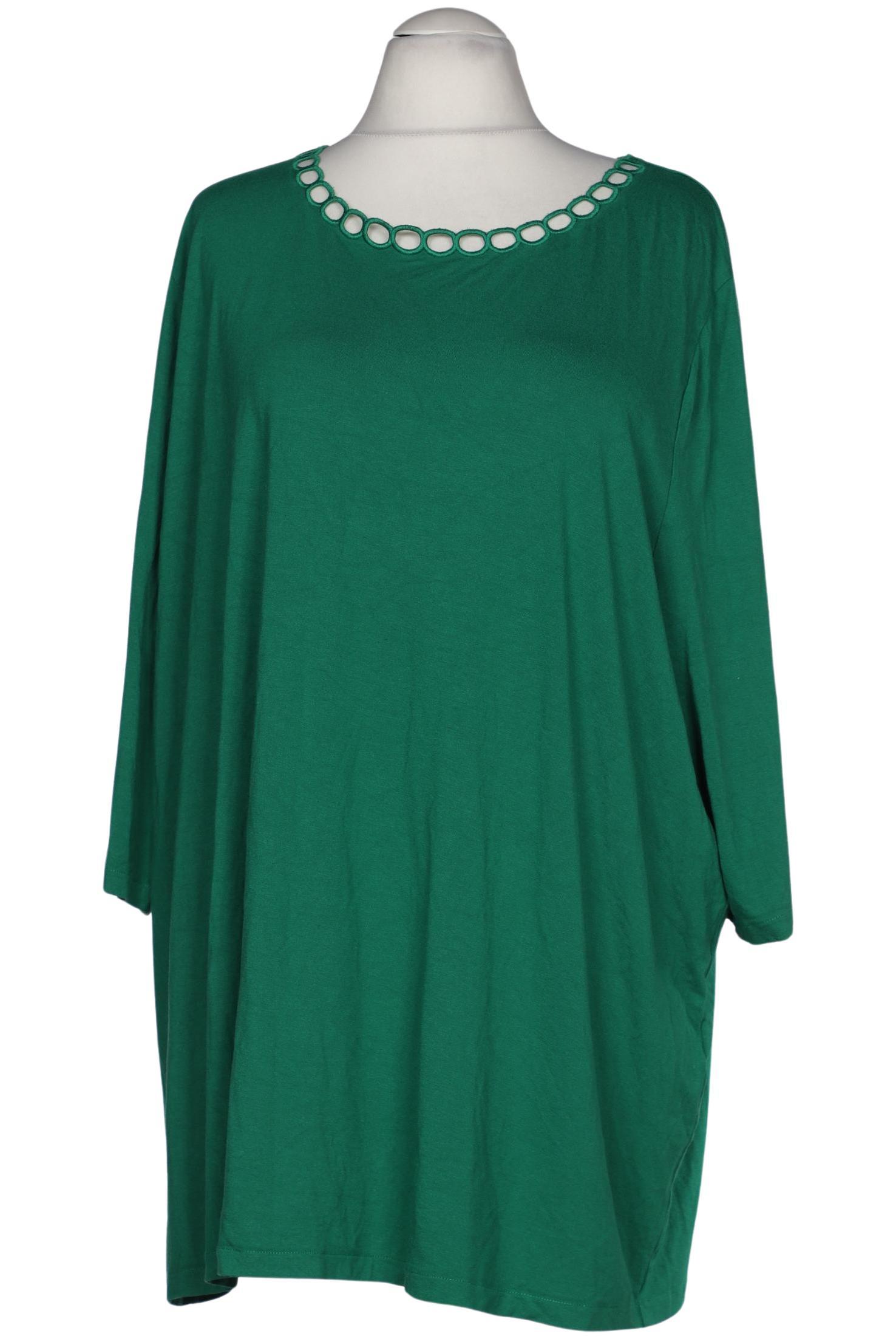 

Selection by Ulla Popken Damen Langarmshirt, grün, Gr. 58