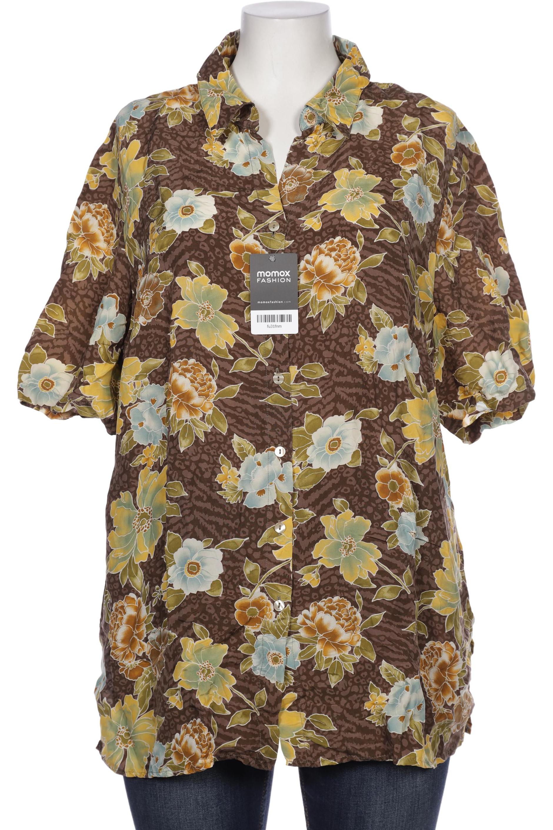 

Selection by Ulla Popken Damen Bluse, braun, Gr. 48