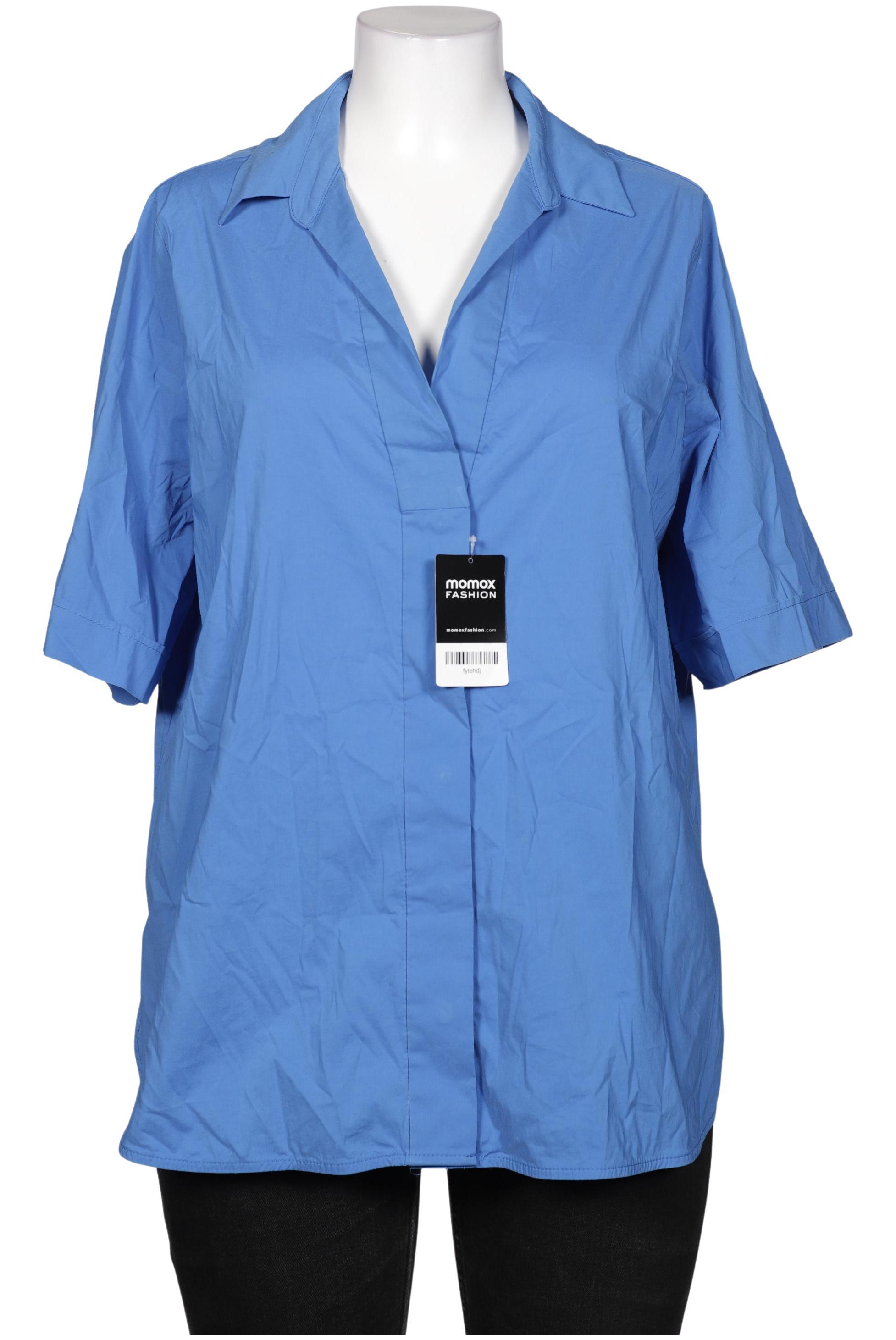 

Selection by Ulla Popken Damen Bluse, blau, Gr. 46