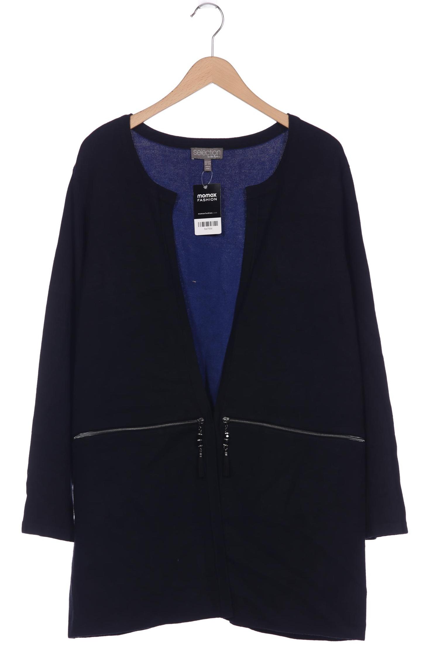 

Selection by Ulla Popken Damen Strickjacke, marineblau, Gr. 46