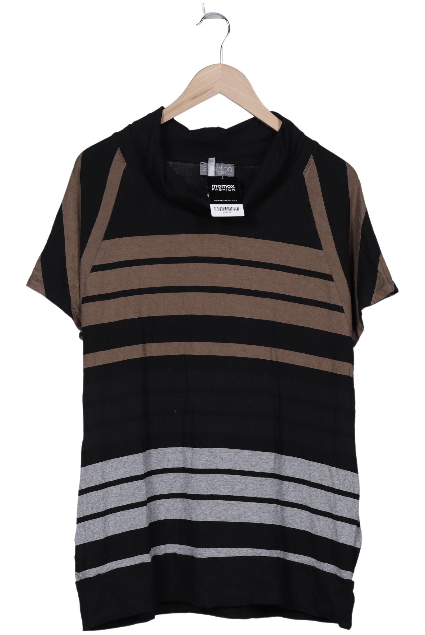 

Selection by Ulla Popken Damen T-Shirt, schwarz, Gr. 46