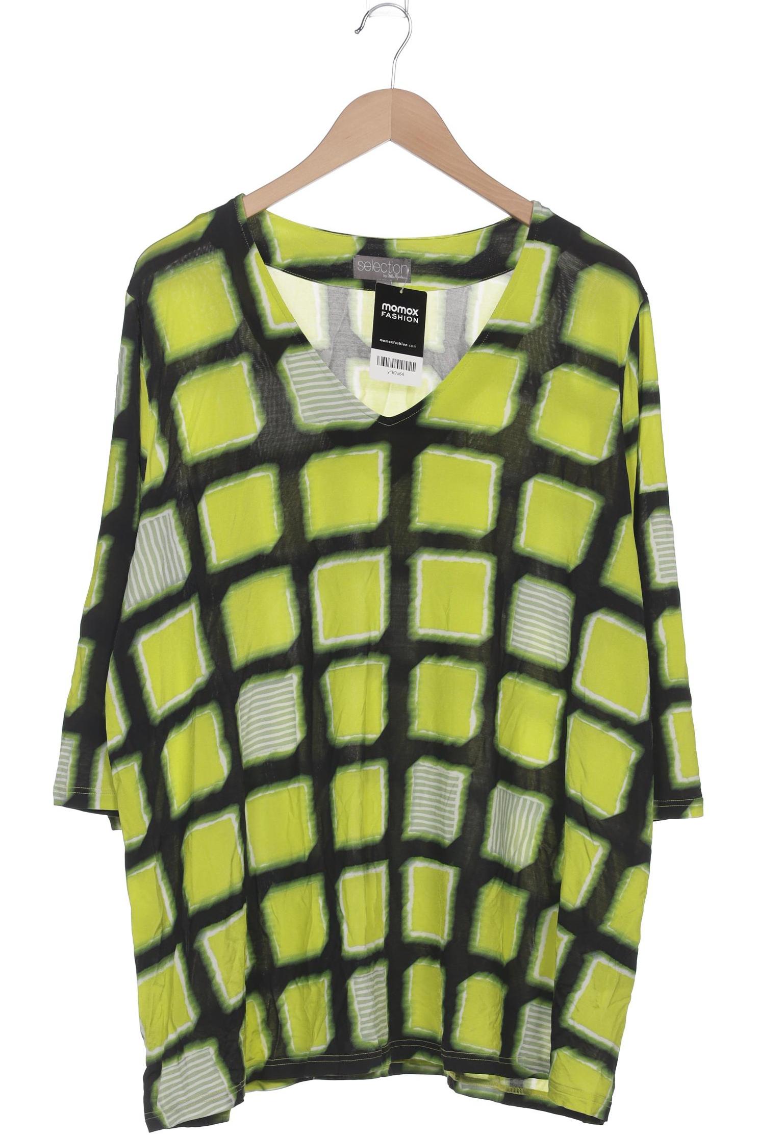 

Selection by Ulla Popken Damen Langarmshirt, grün, Gr. 50