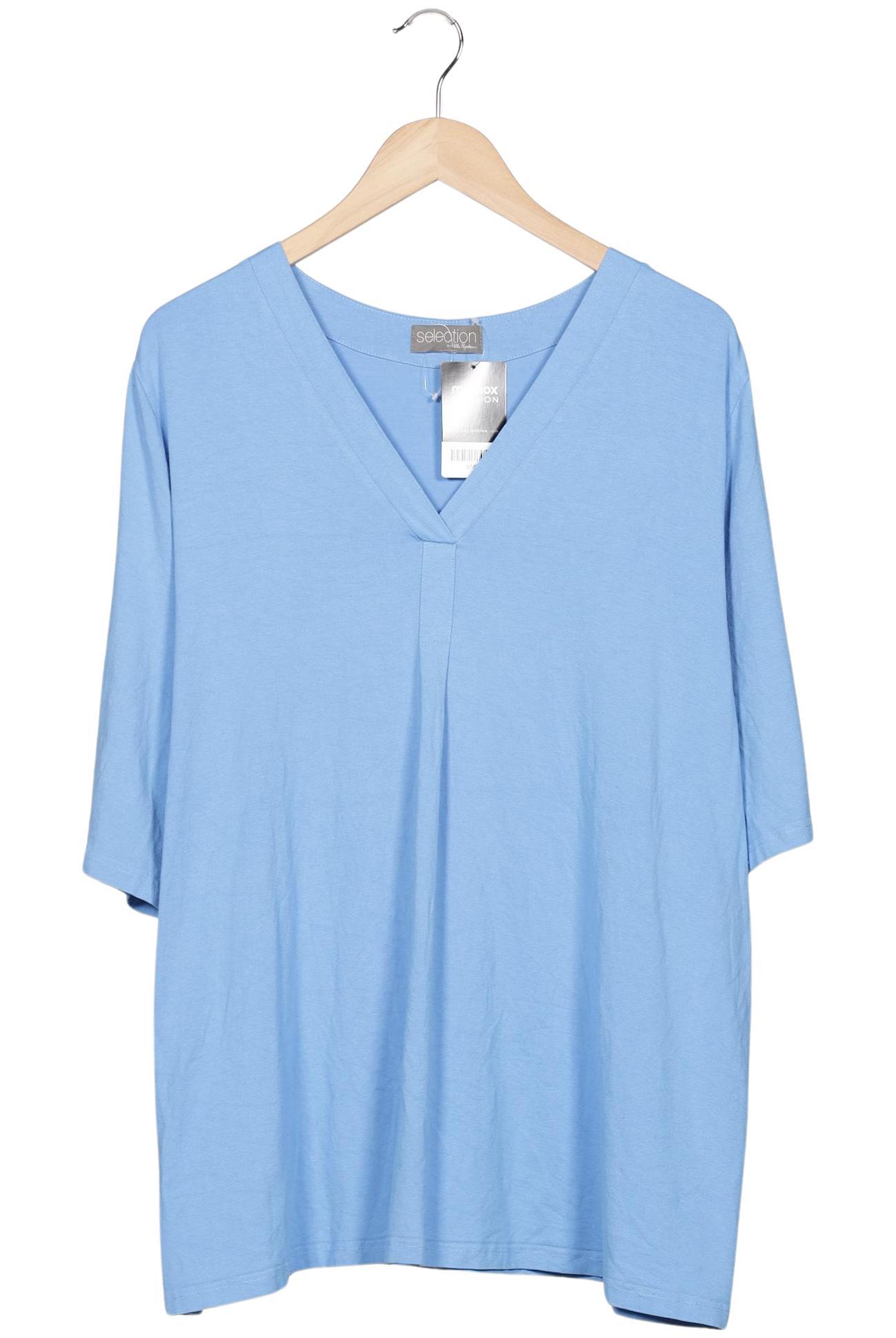 

Selection by Ulla Popken Damen T-Shirt, hellblau, Gr. 46