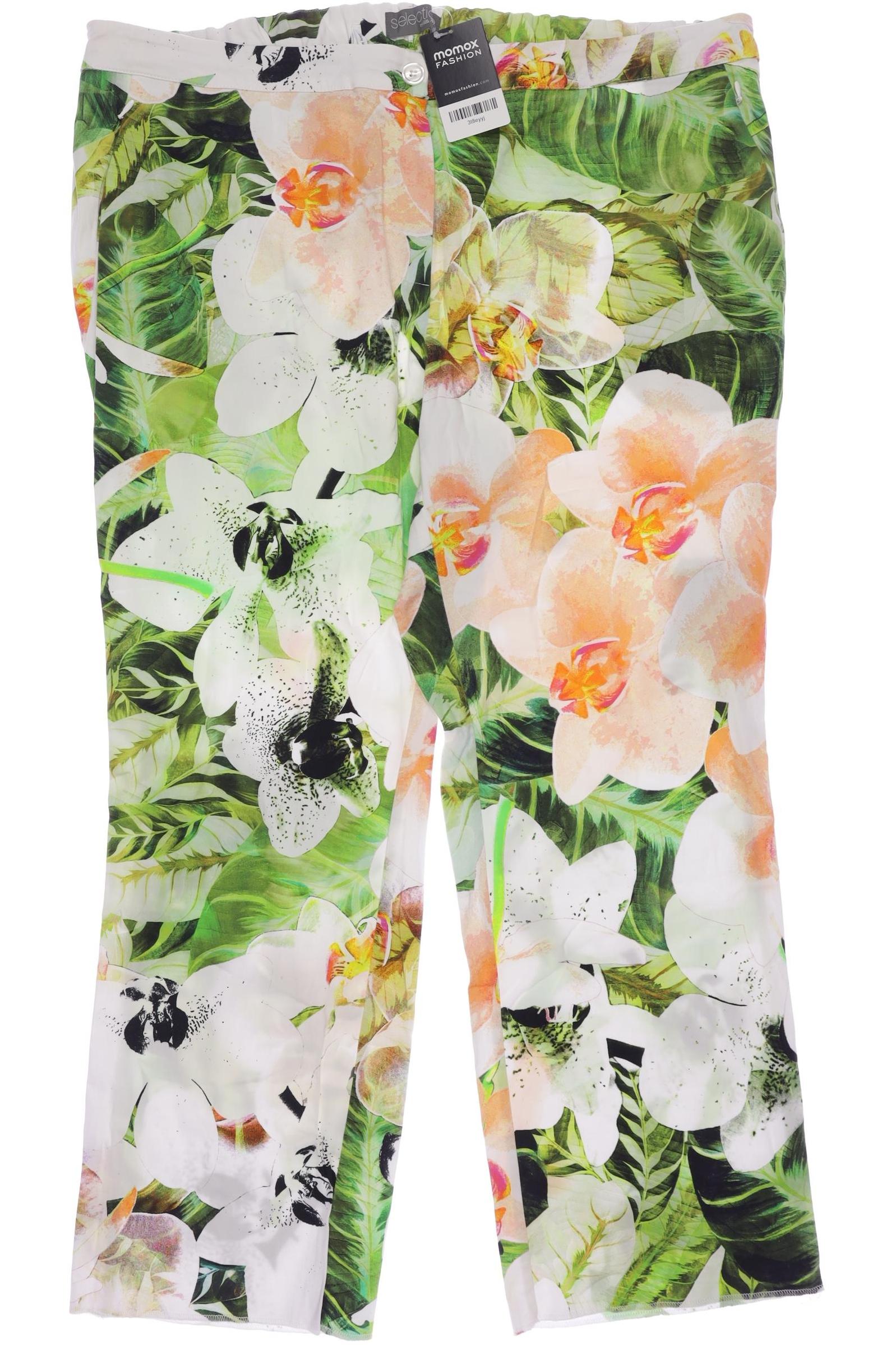 

Selection by Ulla Popken Damen Stoffhose, mehrfarbig, Gr. 50