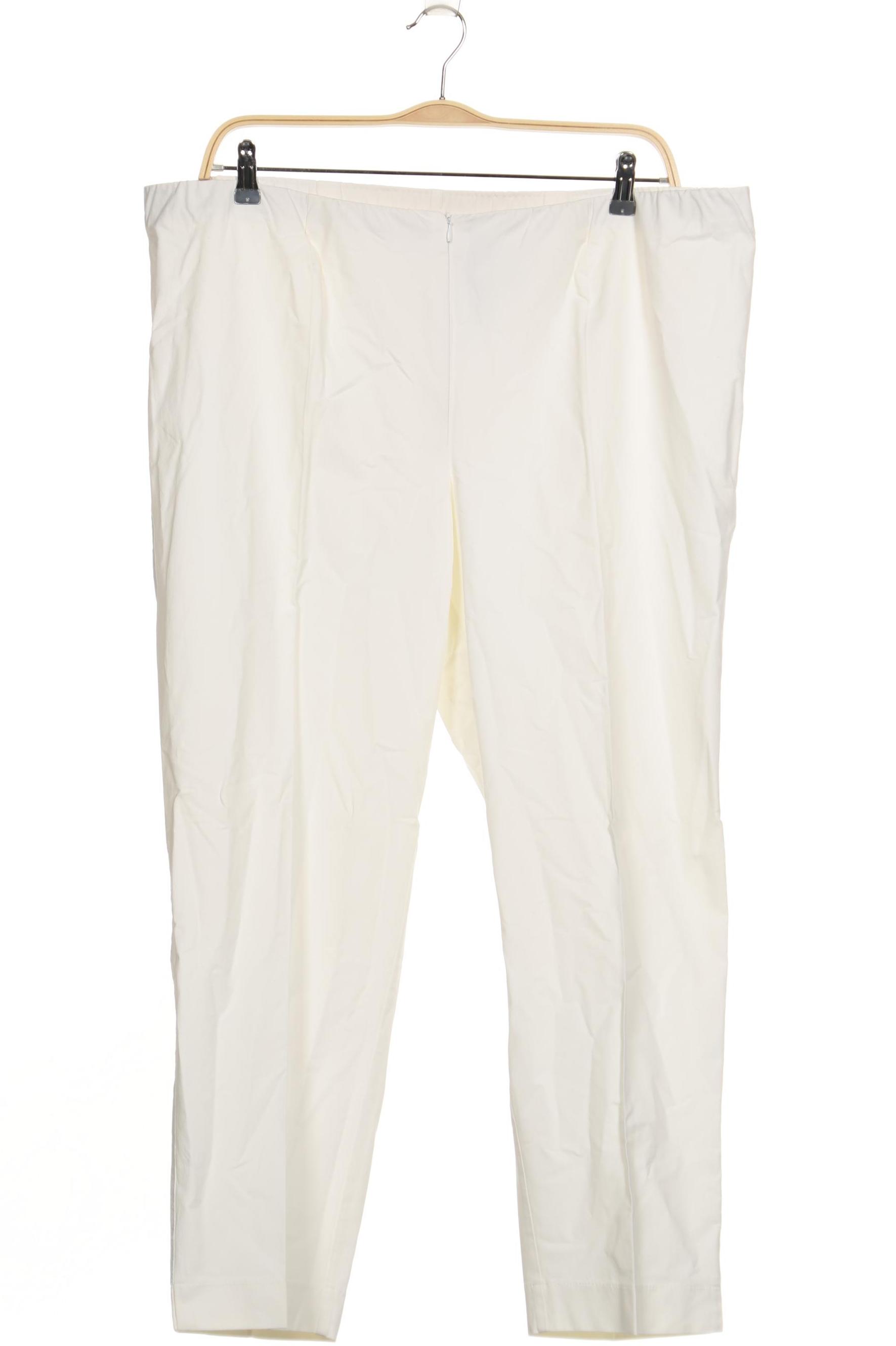 

Selection by Ulla Popken Damen Stoffhose, cremeweiß, Gr. 52