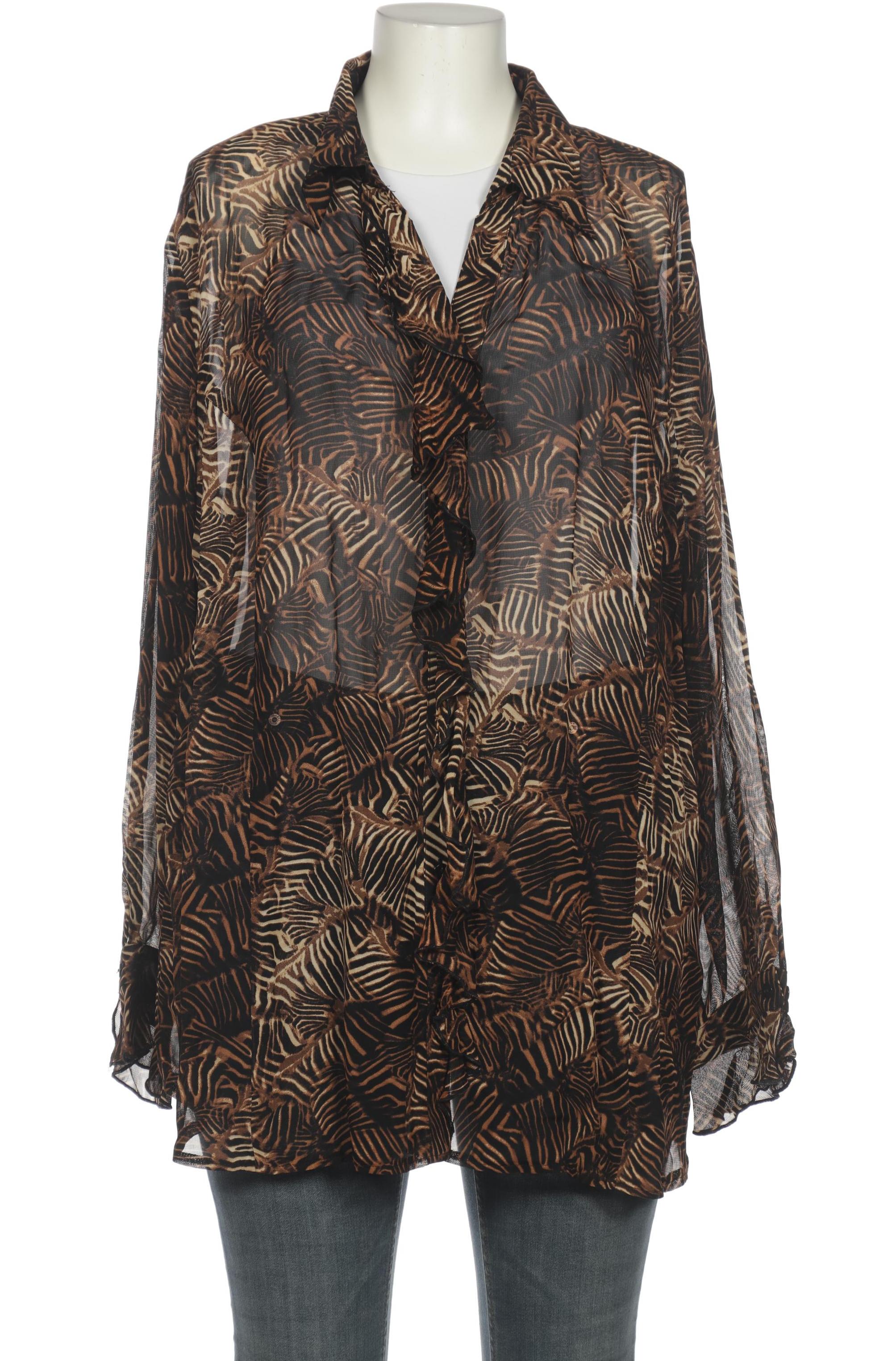 

Selection by Ulla Popken Damen Bluse, braun, Gr. 50