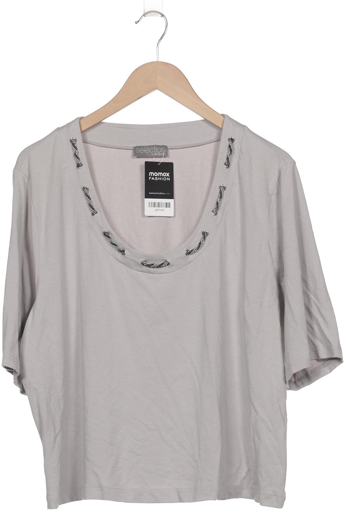 

Selection by Ulla Popken Damen T-Shirt, grau, Gr. 50