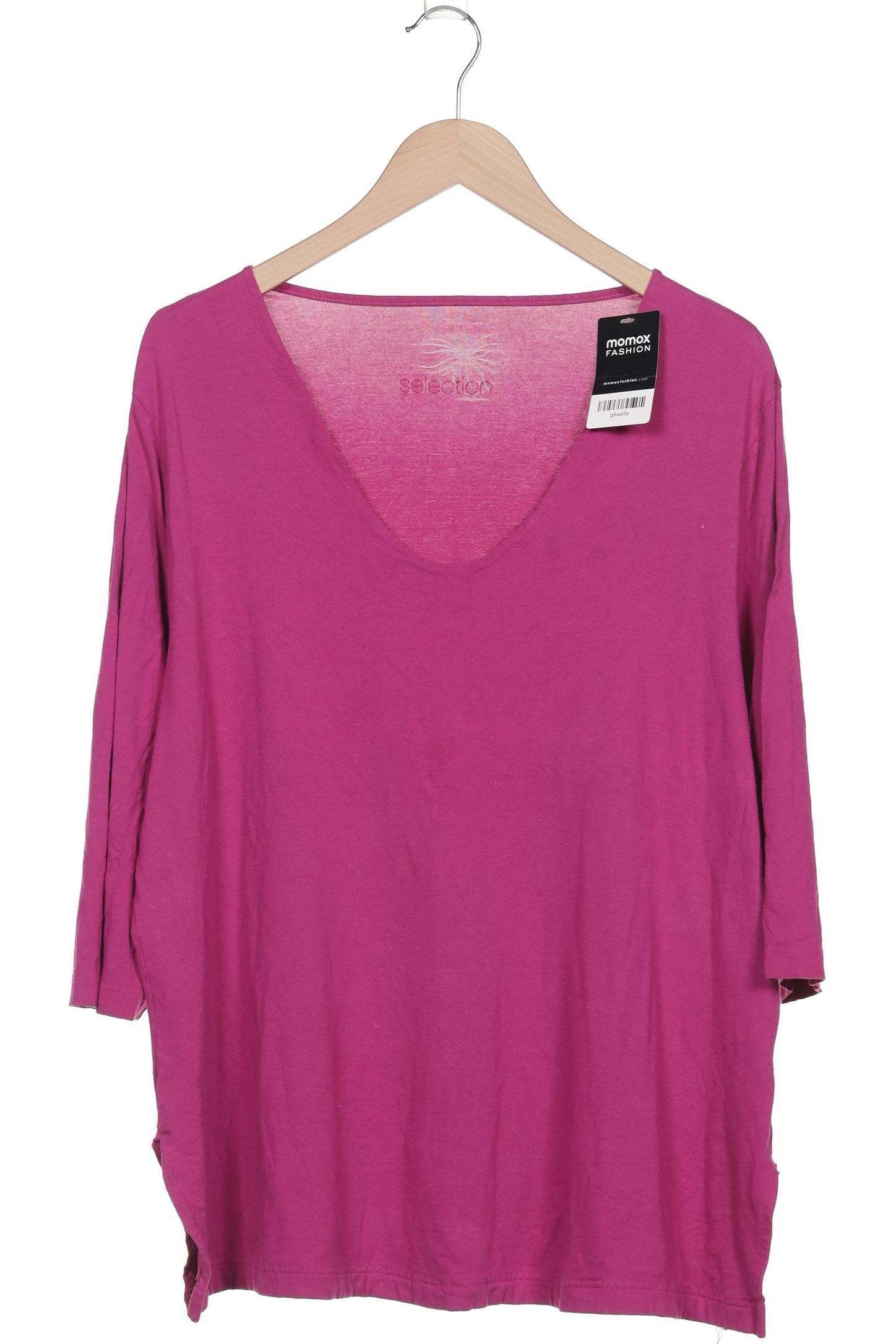 

Selection by Ulla Popken Damen Langarmshirt, pink, Gr. 50