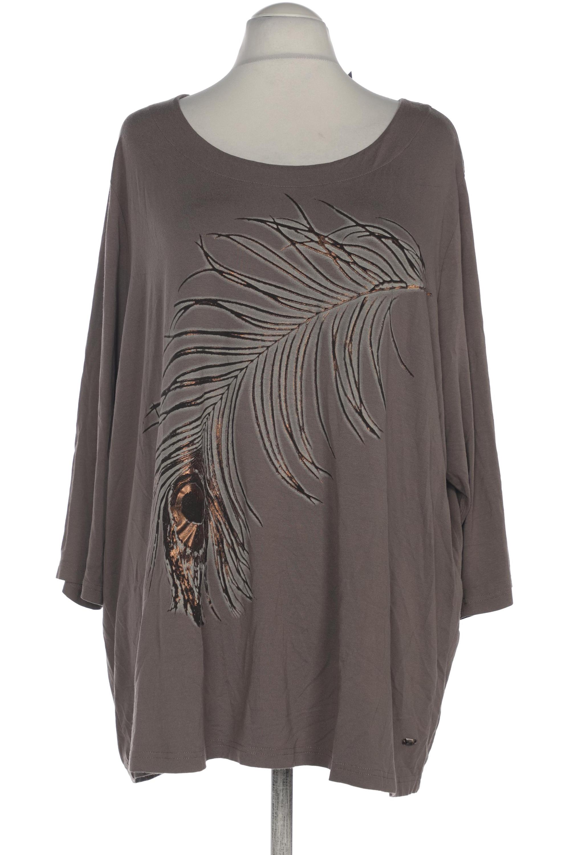 

Selection by Ulla Popken Damen Langarmshirt, grau, Gr. 54