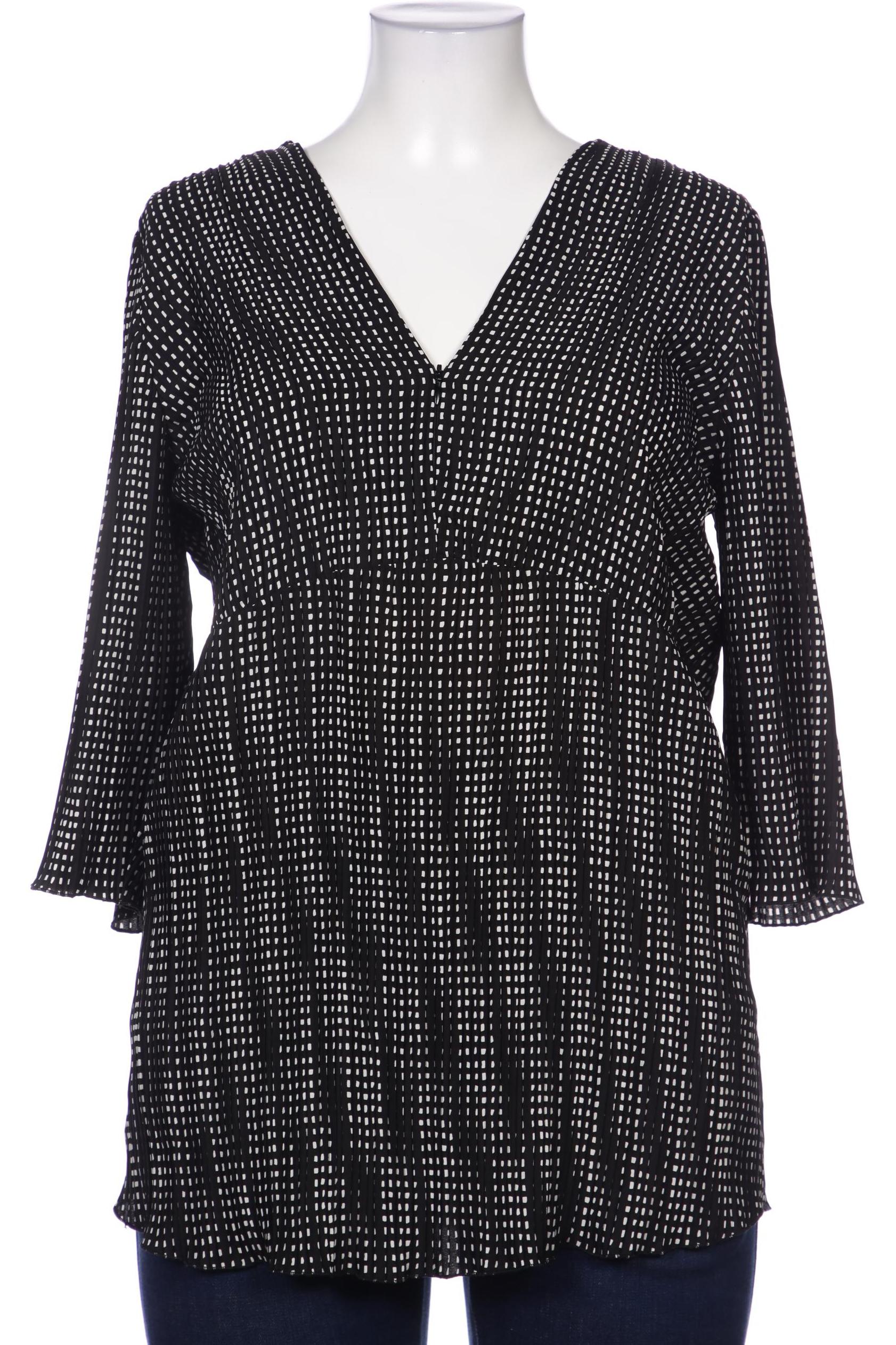 

Selection by Ulla Popken Damen Bluse, schwarz, Gr. 46