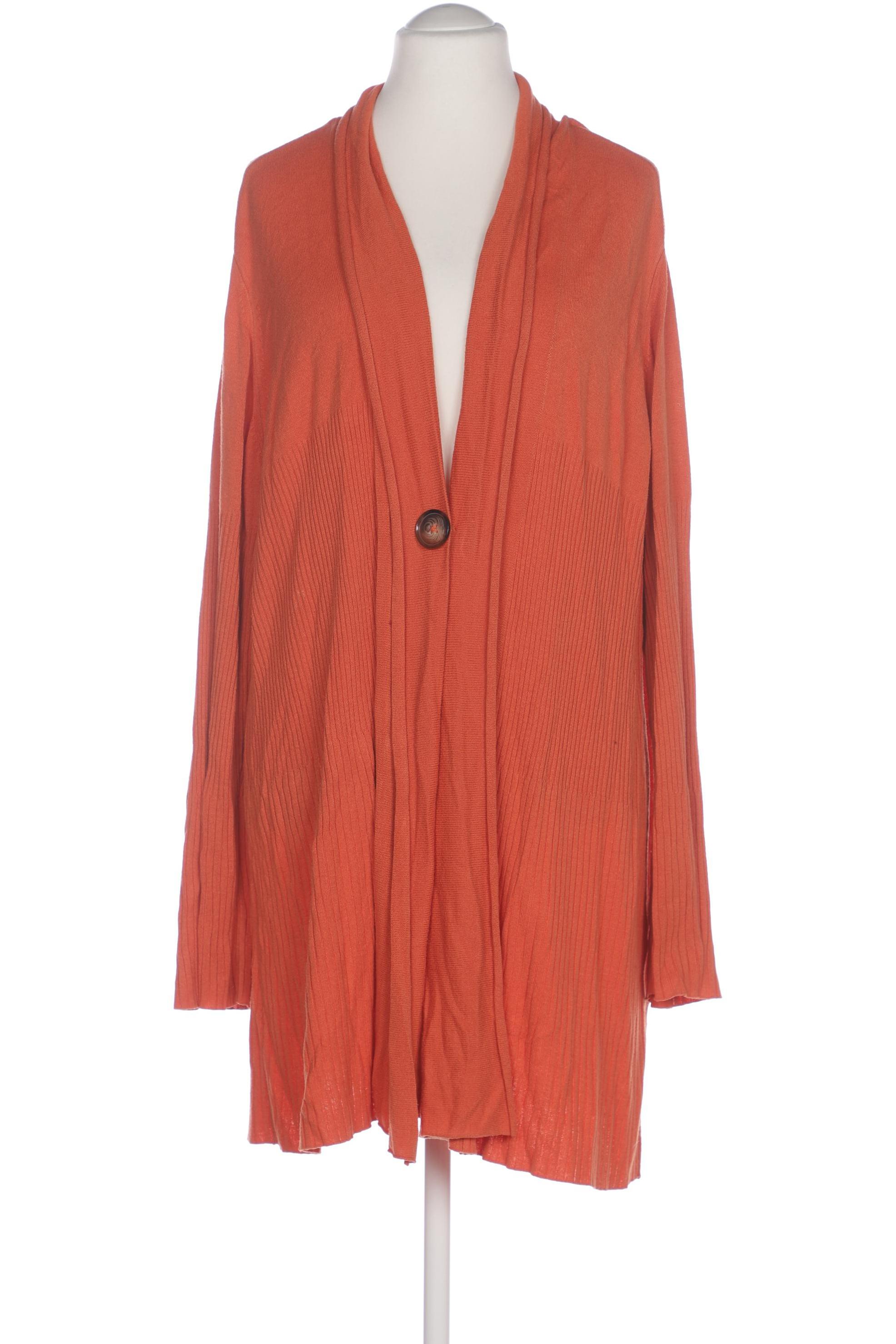 

Selection by Ulla Popken Damen Strickjacke, orange, Gr. 54
