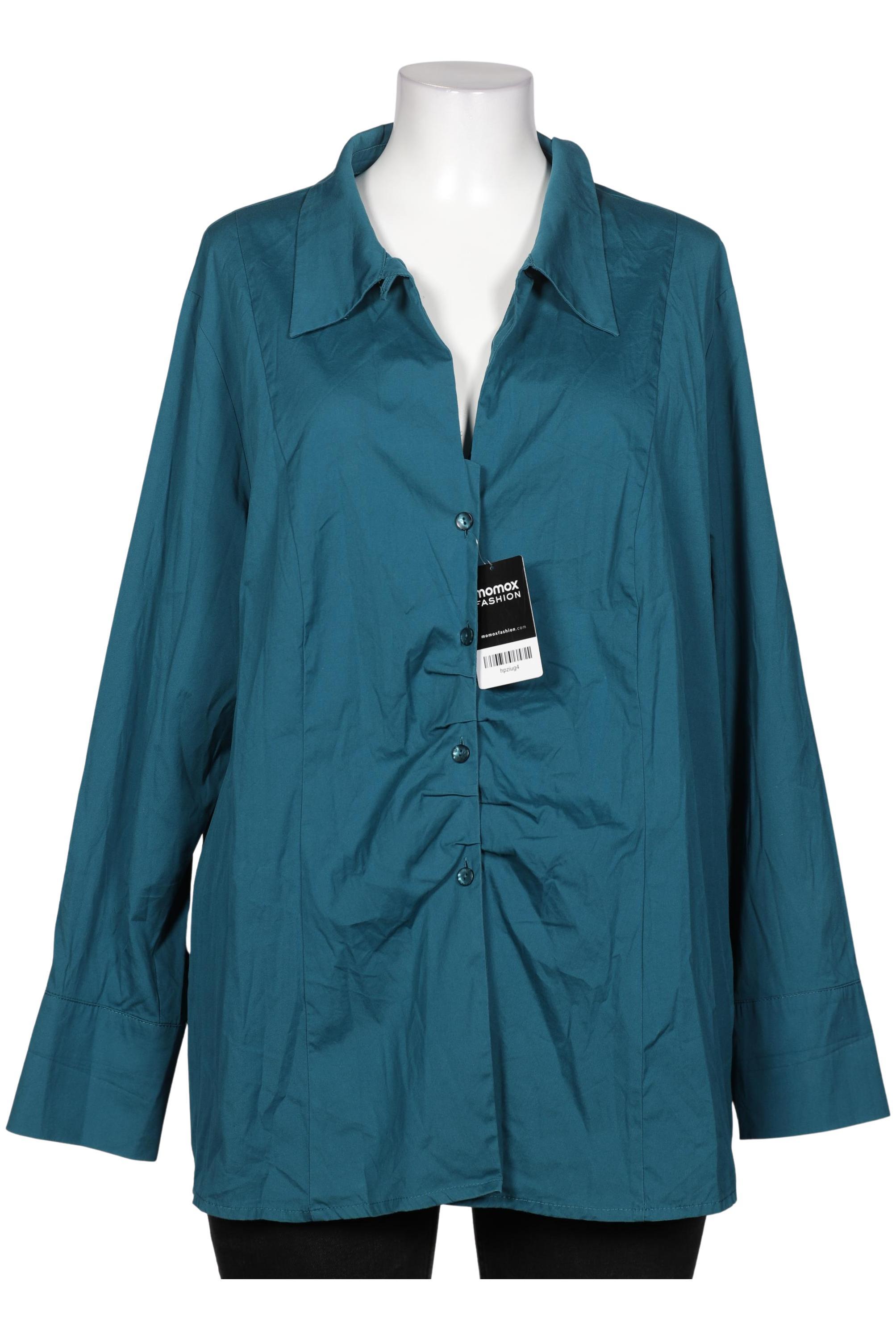 

Selection by Ulla Popken Damen Bluse, türkis, Gr. 52