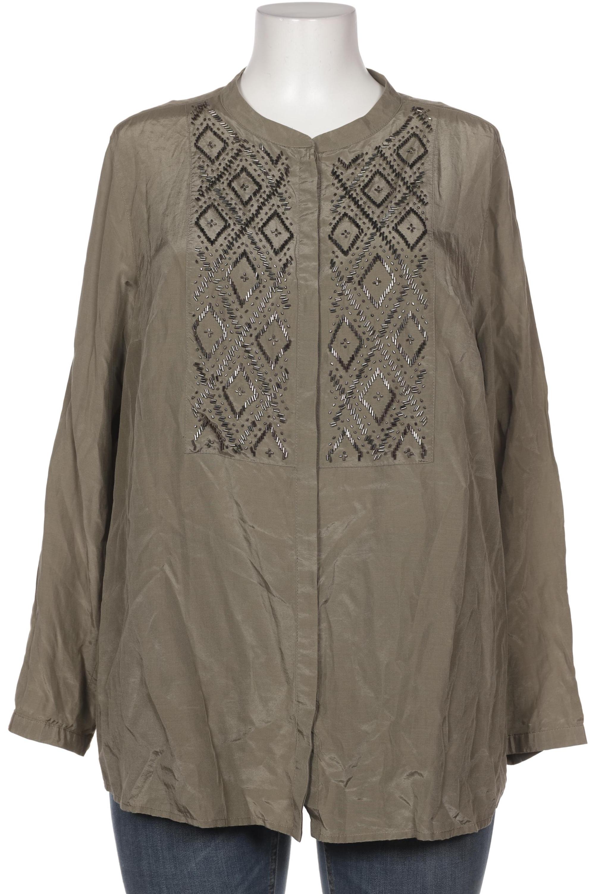 

Selection by Ulla Popken Damen Bluse, grün, Gr. 46