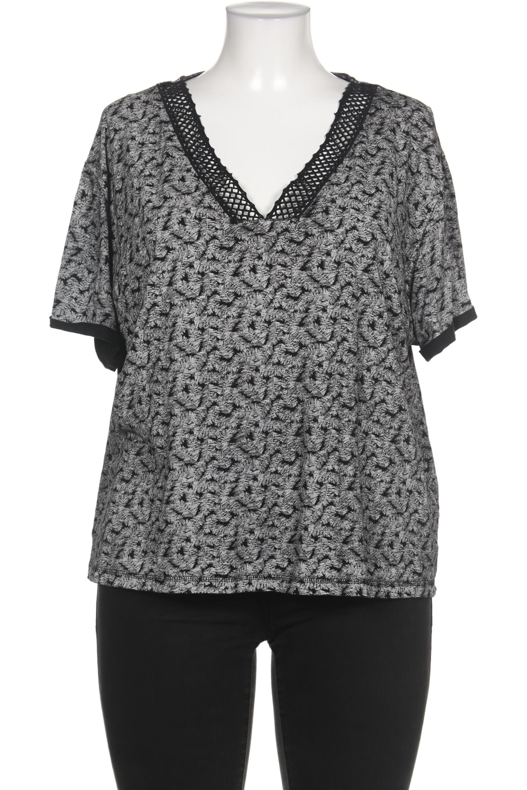 

Selection by Ulla Popken Damen T-Shirt, schwarz, Gr. 46