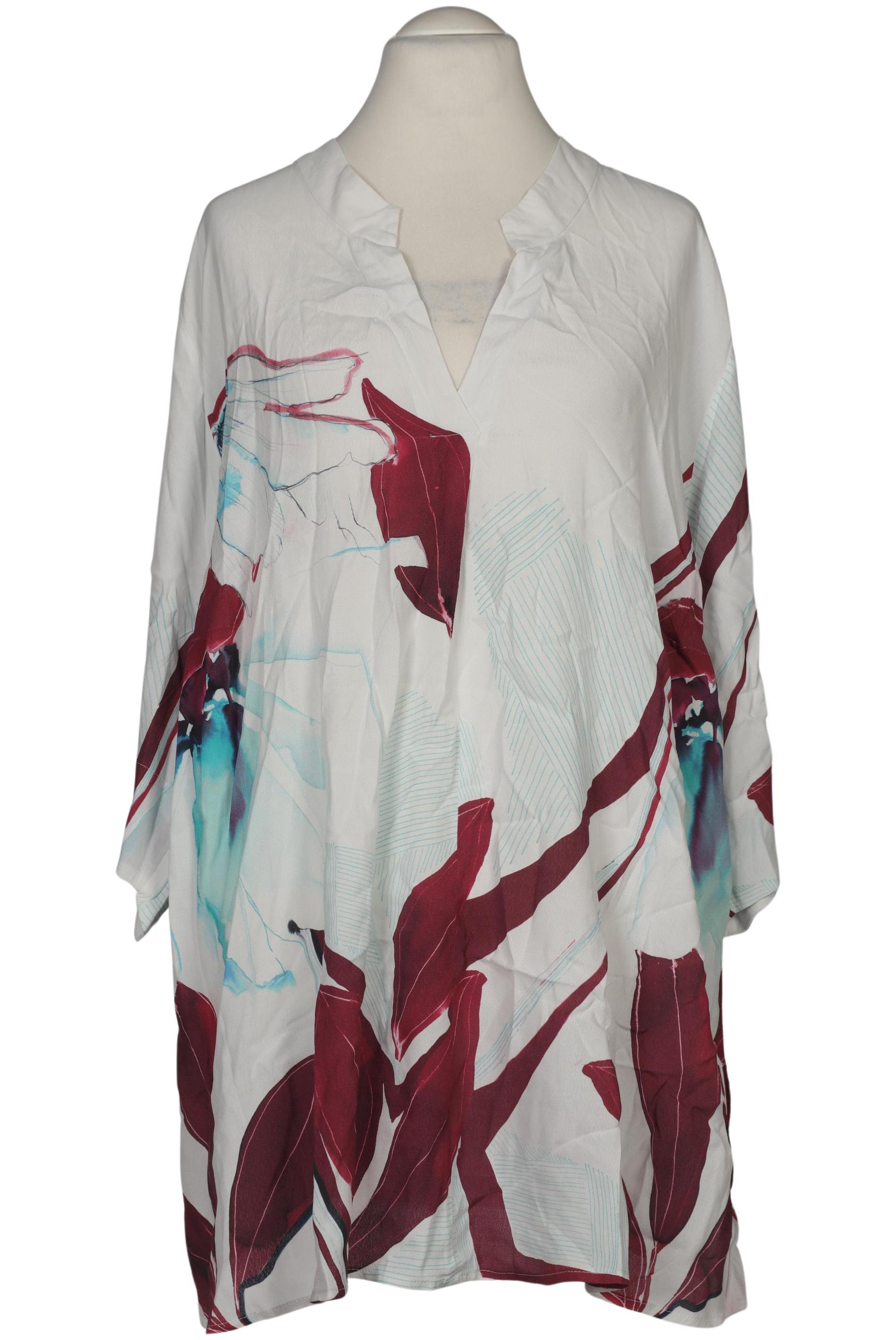 

Selection by Ulla Popken Damen Bluse, weiß, Gr. 58