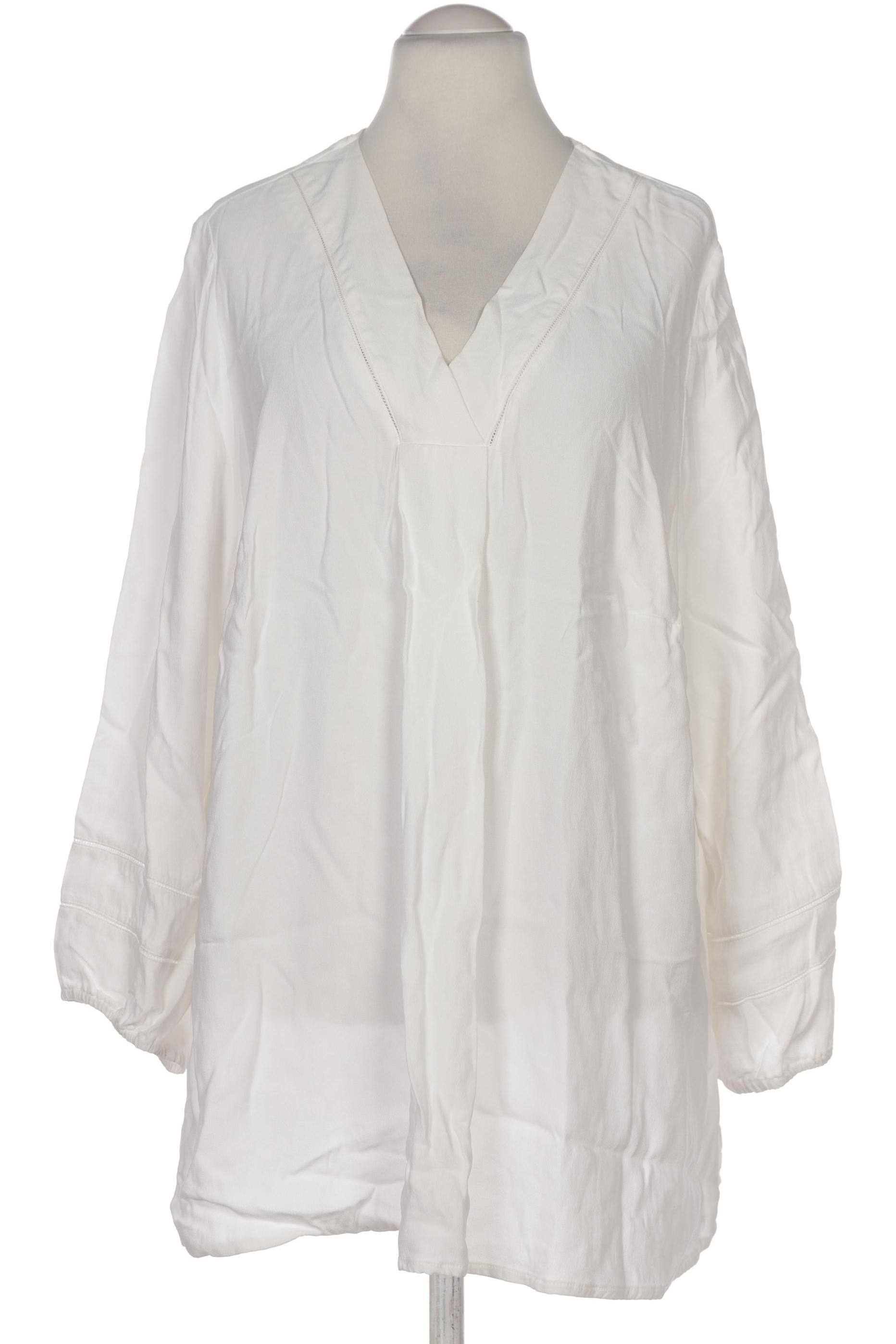 

Selection by Ulla Popken Damen Bluse, weiß, Gr. 54