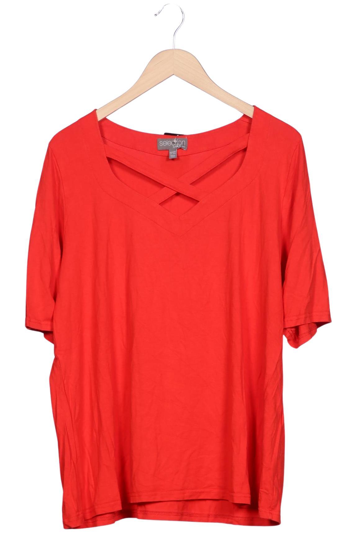 

Selection by Ulla Popken Damen T-Shirt, rot, Gr. 46