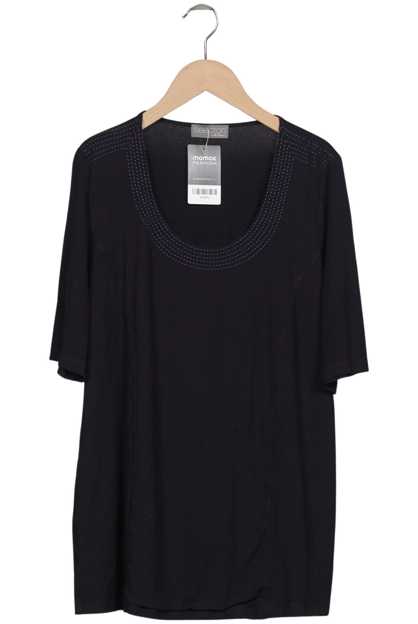 

Selection by Ulla Popken Damen T-Shirt, marineblau, Gr. 46