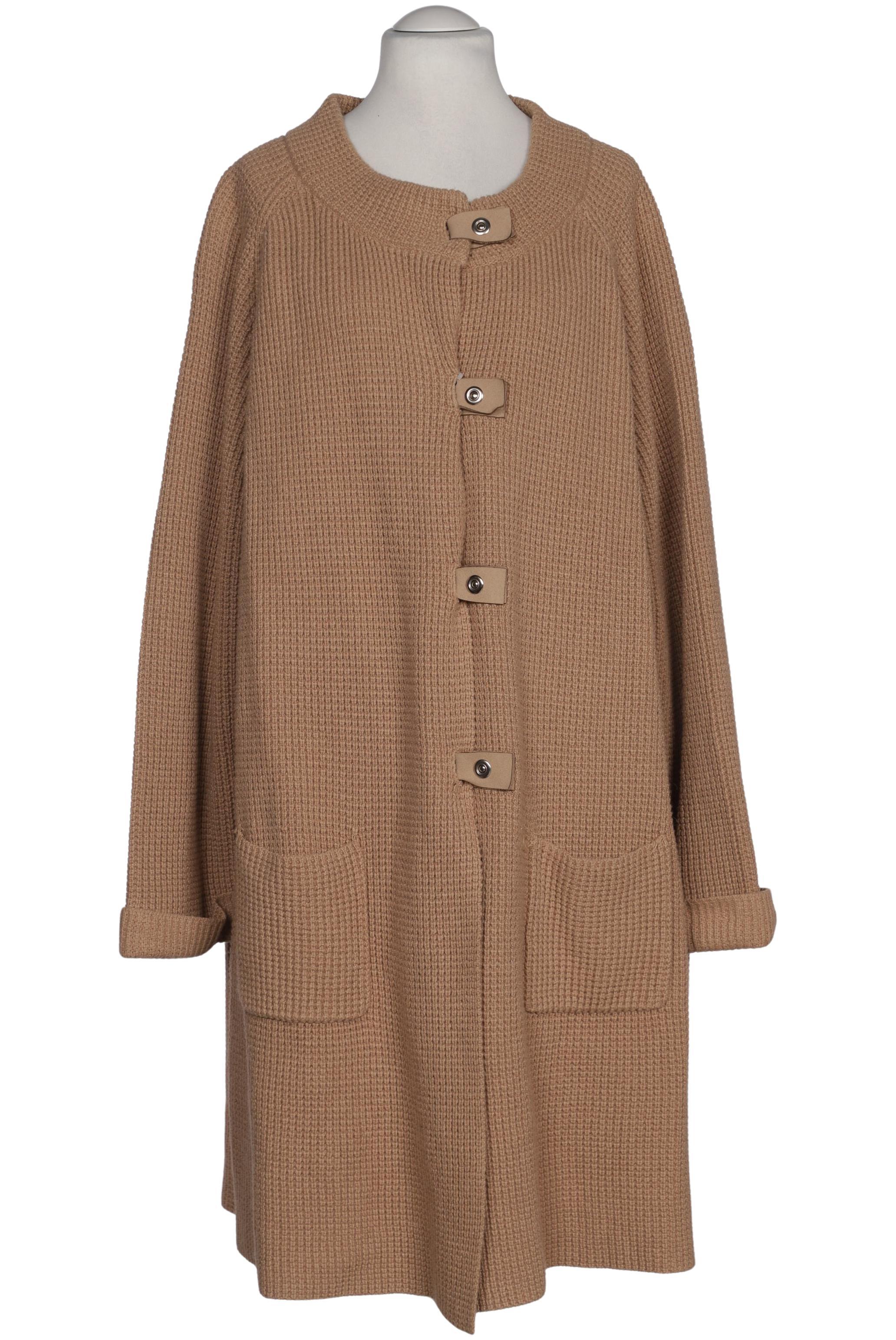 

Selection by Ulla Popken Damen Strickjacke, beige, Gr. 54