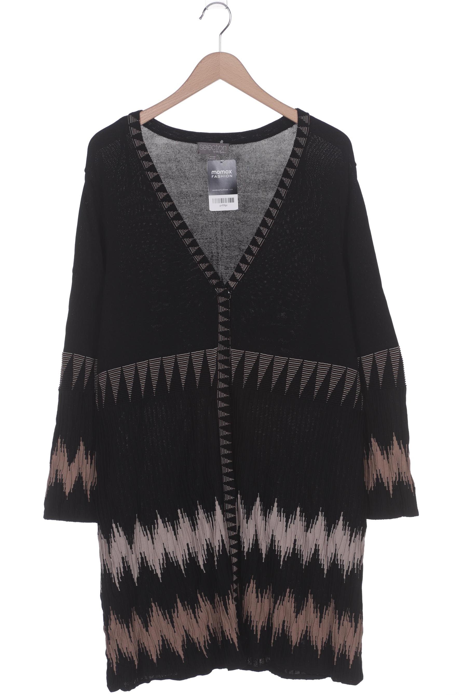 

Selection by Ulla Popken Damen Strickjacke, schwarz, Gr. 46