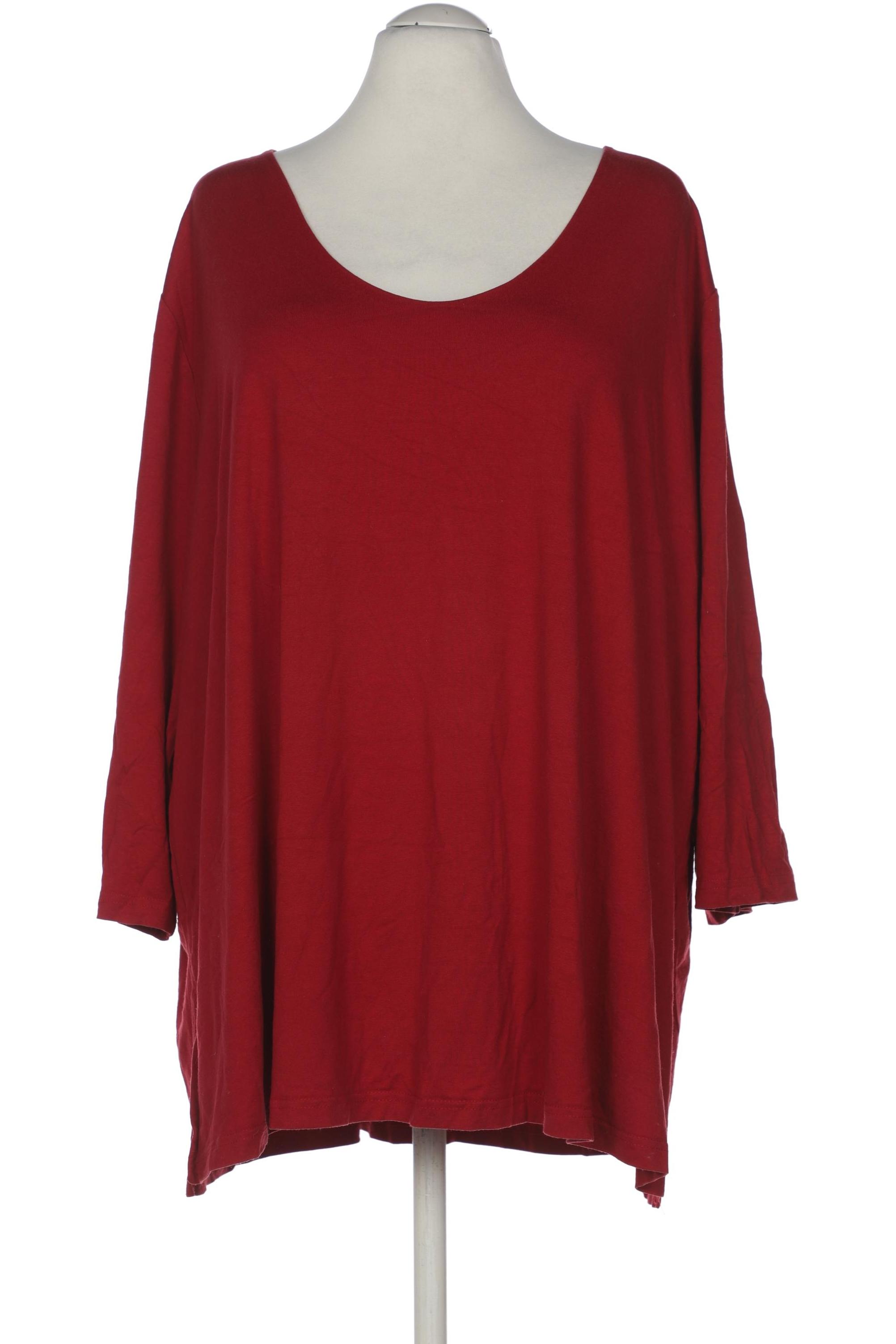 

Selection by Ulla Popken Damen Langarmshirt, bordeaux, Gr. 58