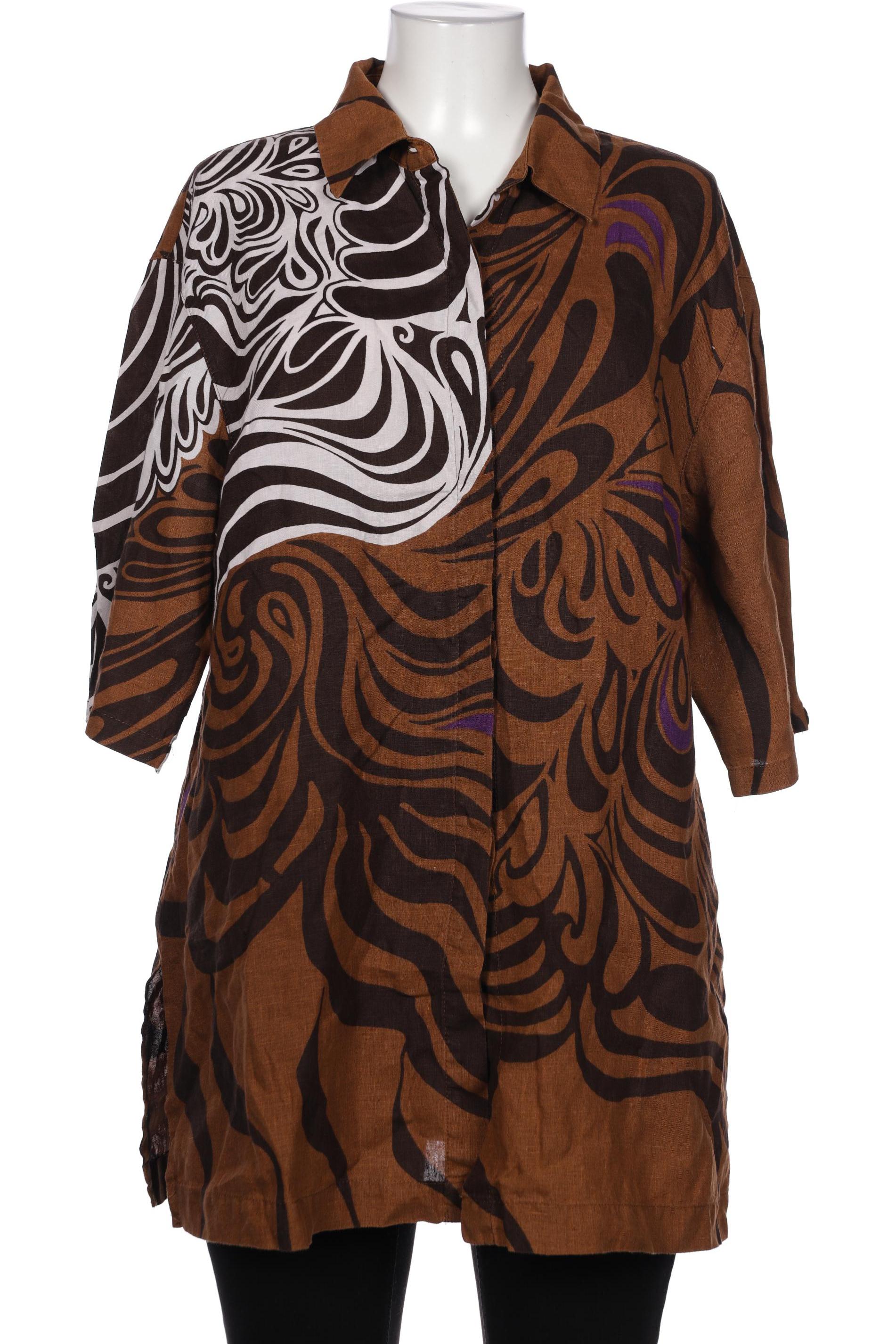 

Selection by Ulla Popken Damen Bluse, braun, Gr. 48