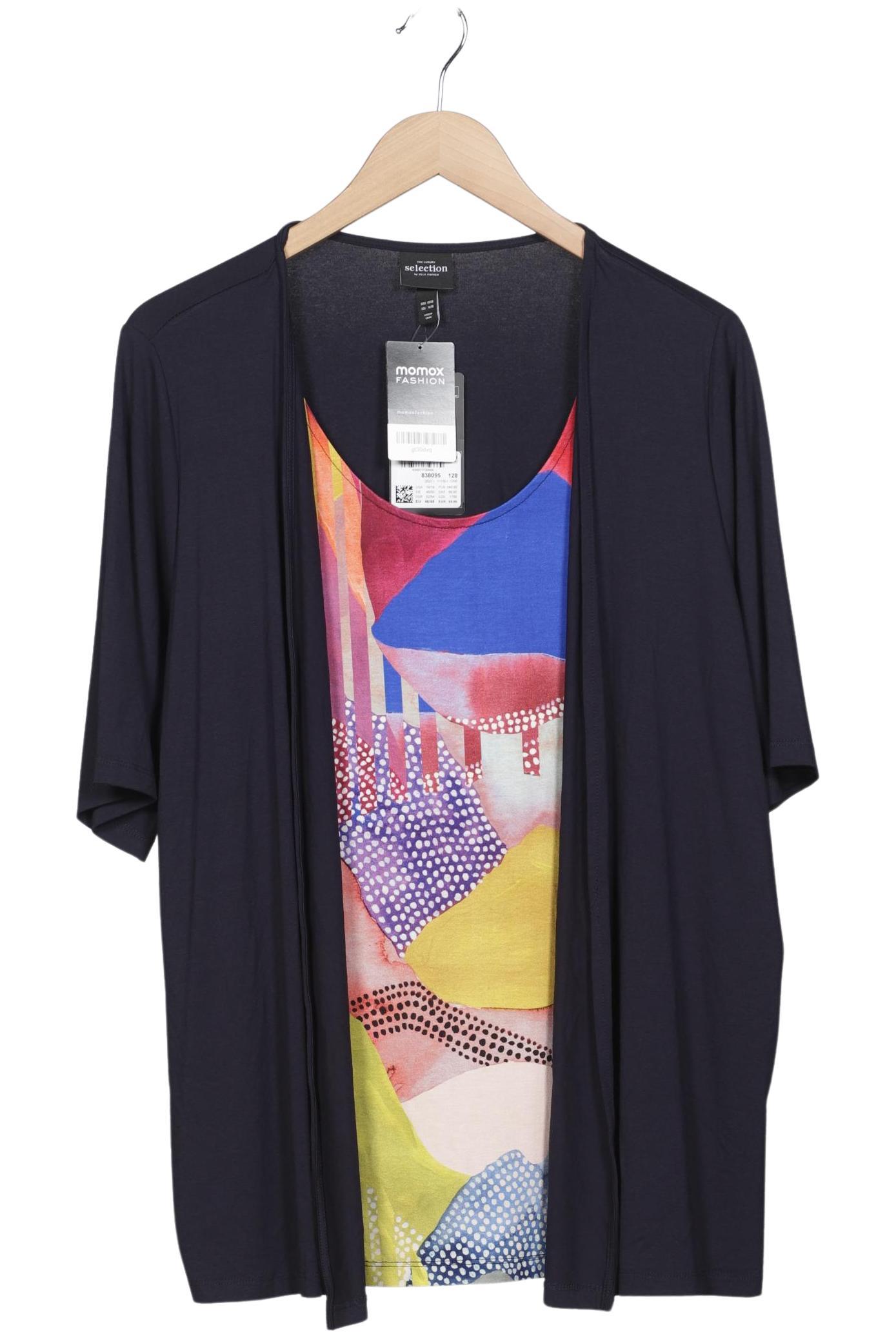 

Selection by Ulla Popken Damen T-Shirt, marineblau, Gr. 46