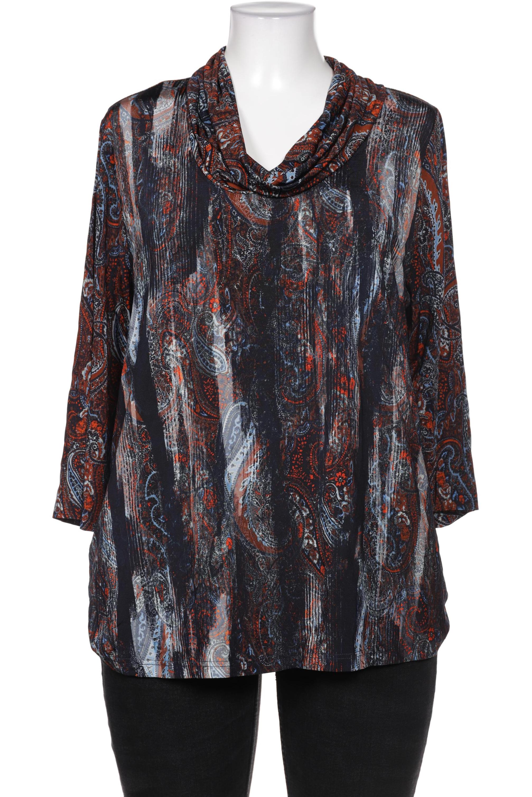 

Selection by Ulla Popken Damen Bluse, marineblau, Gr. 46