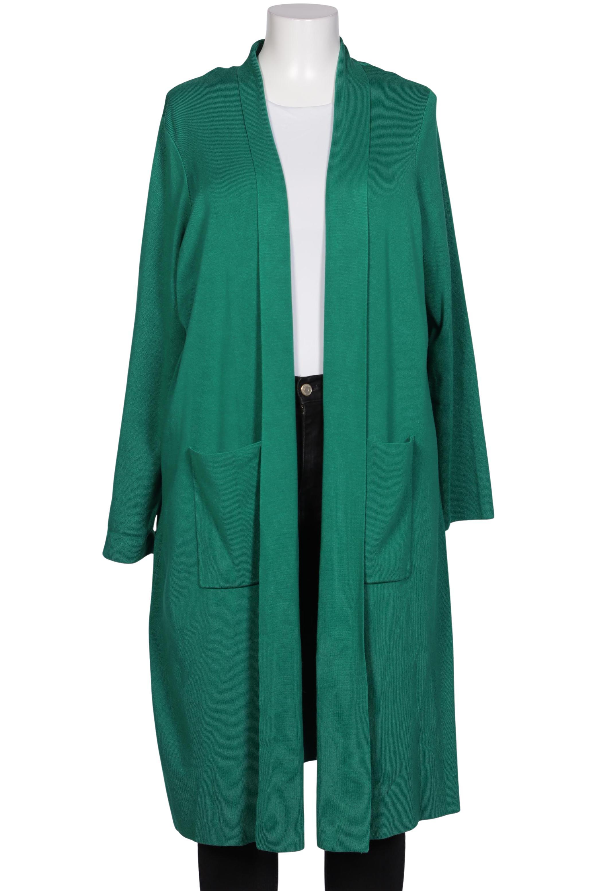 

Selection by Ulla Popken Damen Strickjacke, grün, Gr. 46