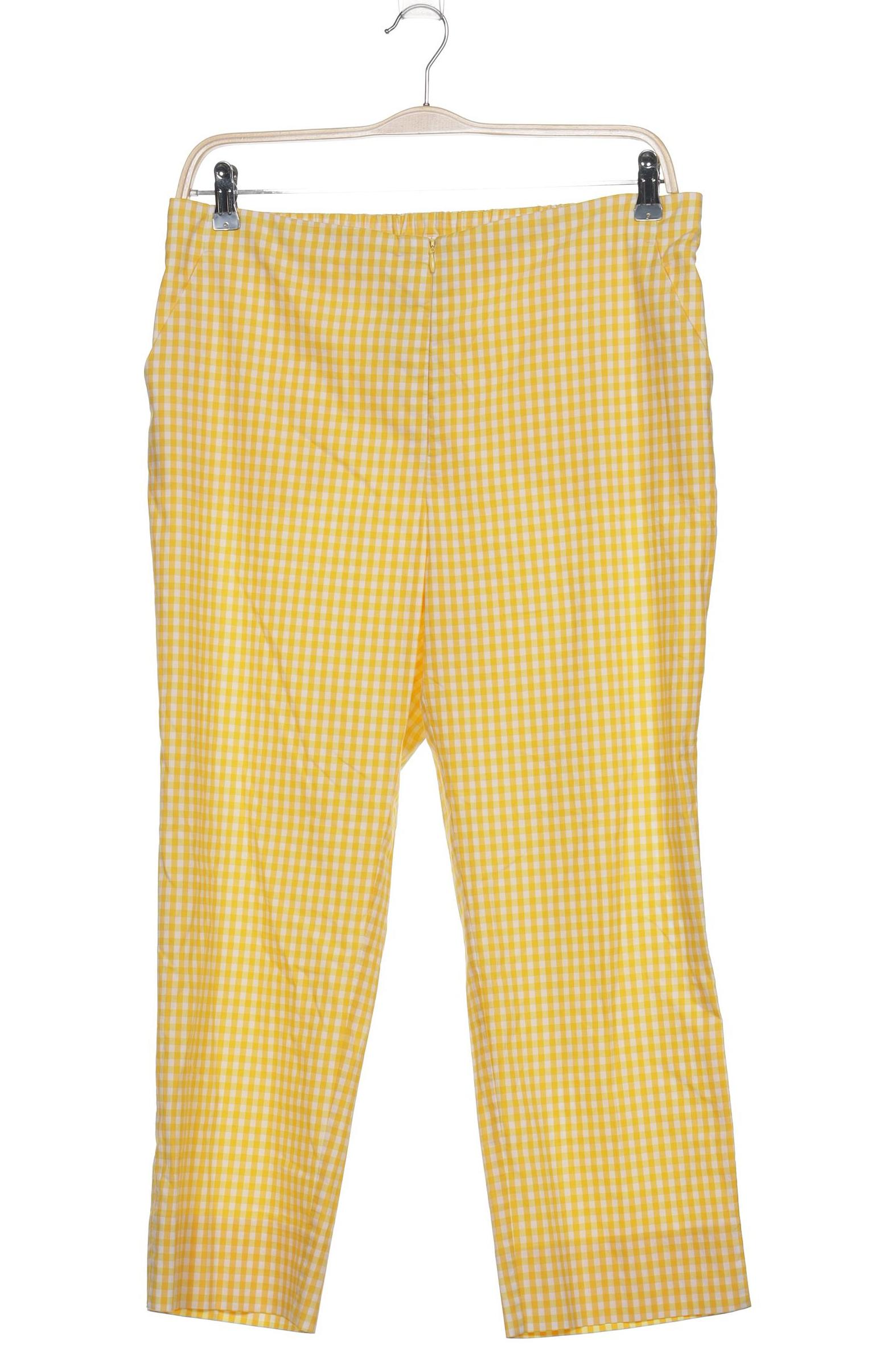 

Selection by Ulla Popken Damen Stoffhose, gelb, Gr. 44
